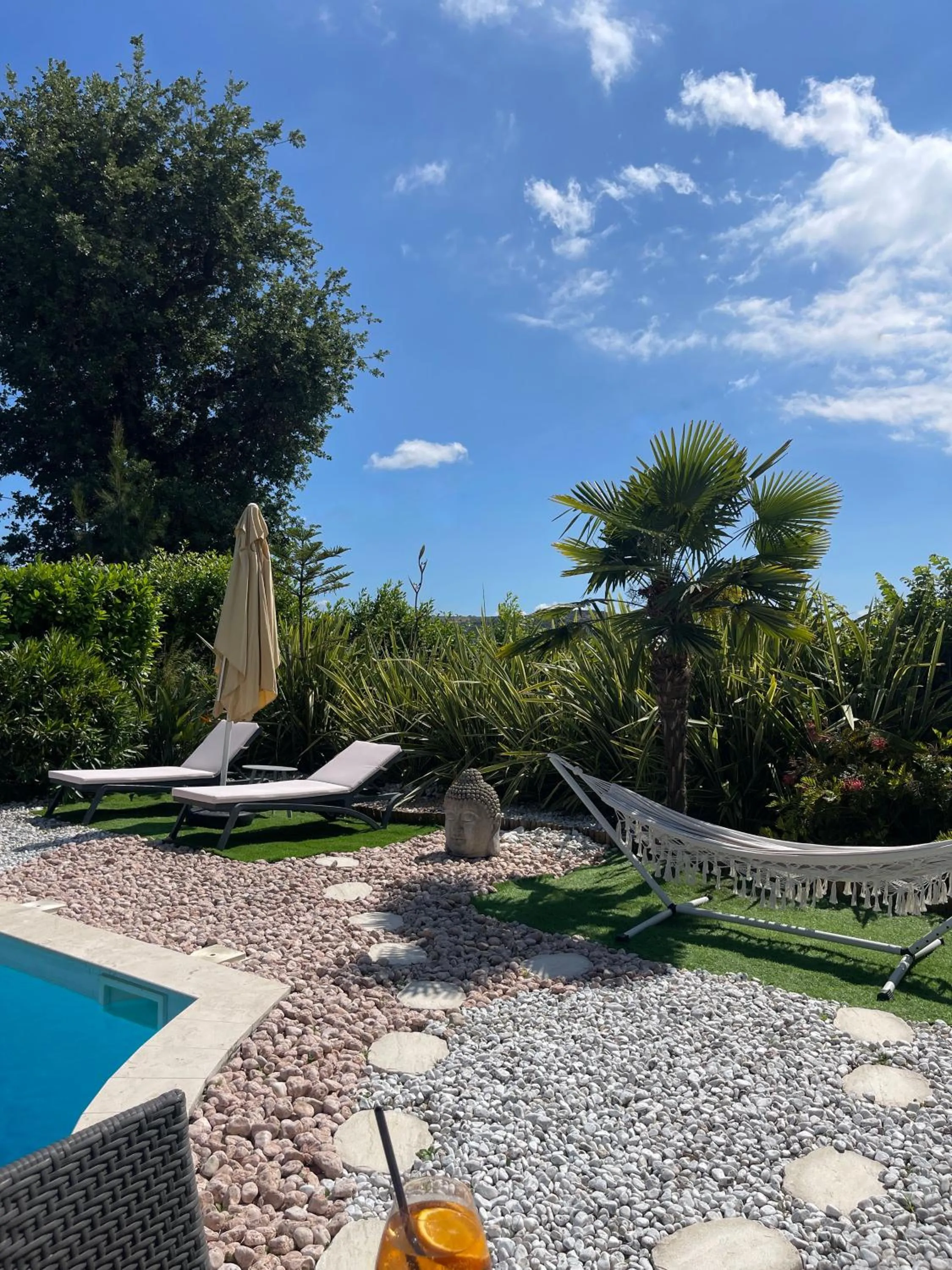 Swimming pool in La Bastide Gourmande