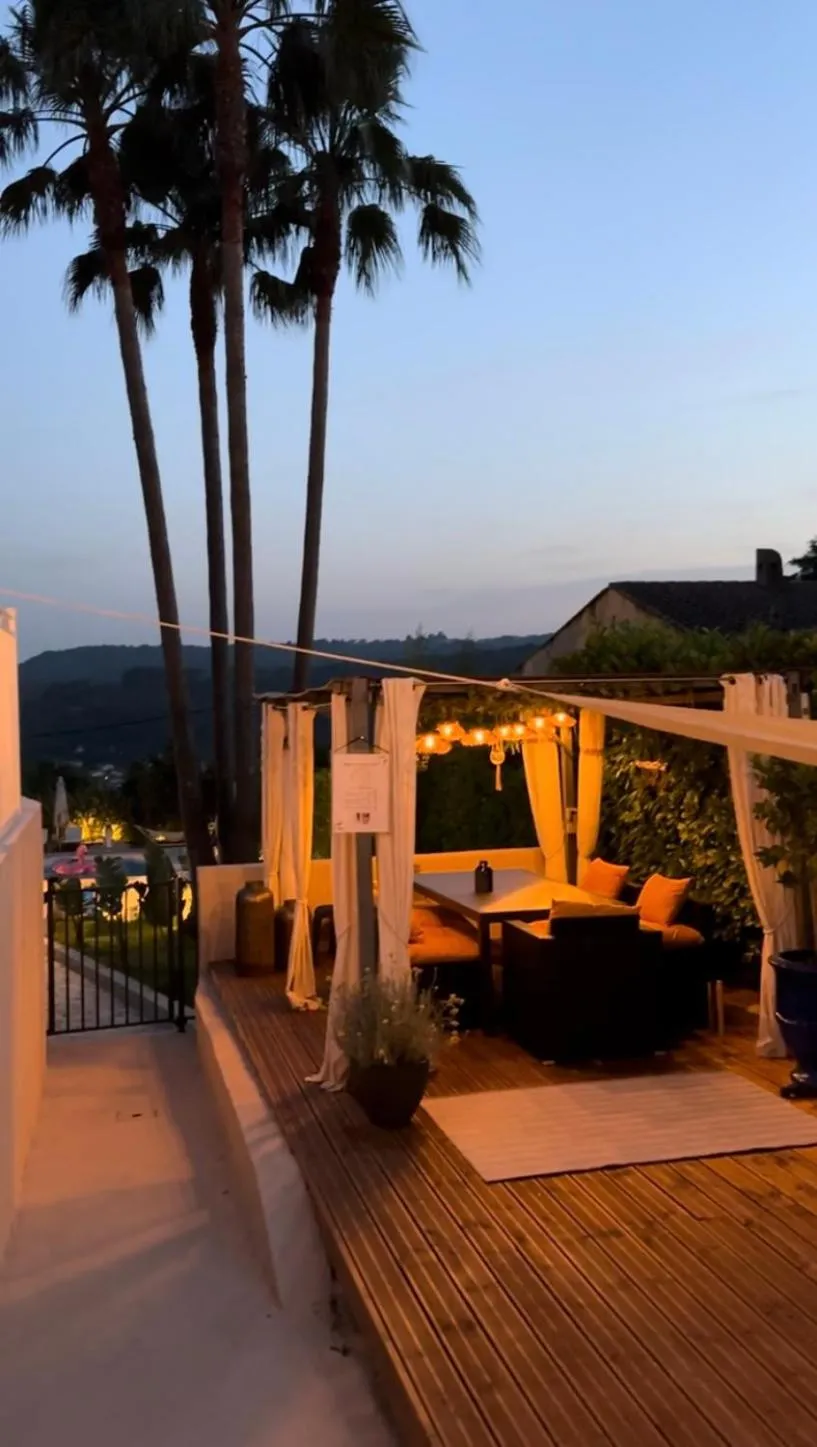 Patio in La Bastide Gourmande