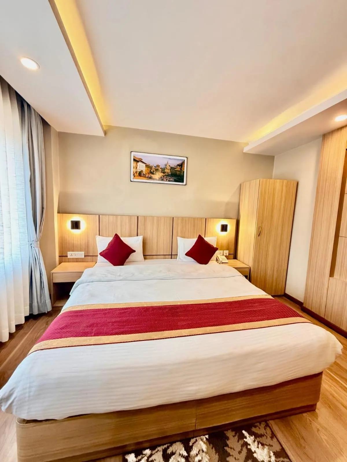 Bed in Hotel Aerocity