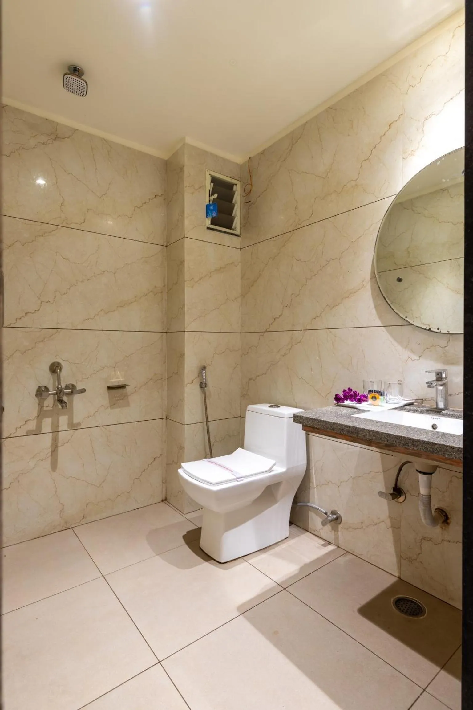 Toilet in Hotel Meghdoot, Bhopal