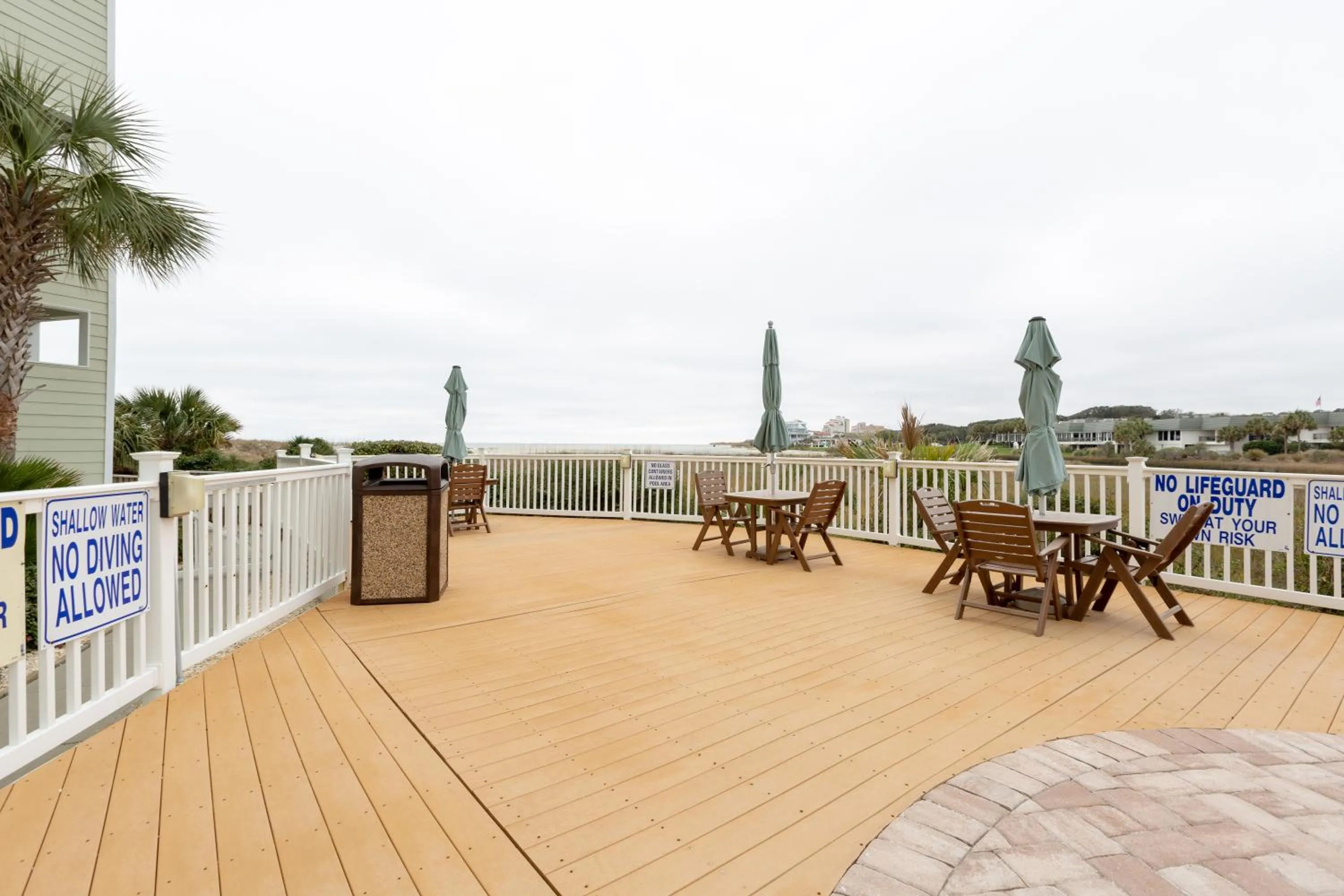 Patio in Sands Beach Club