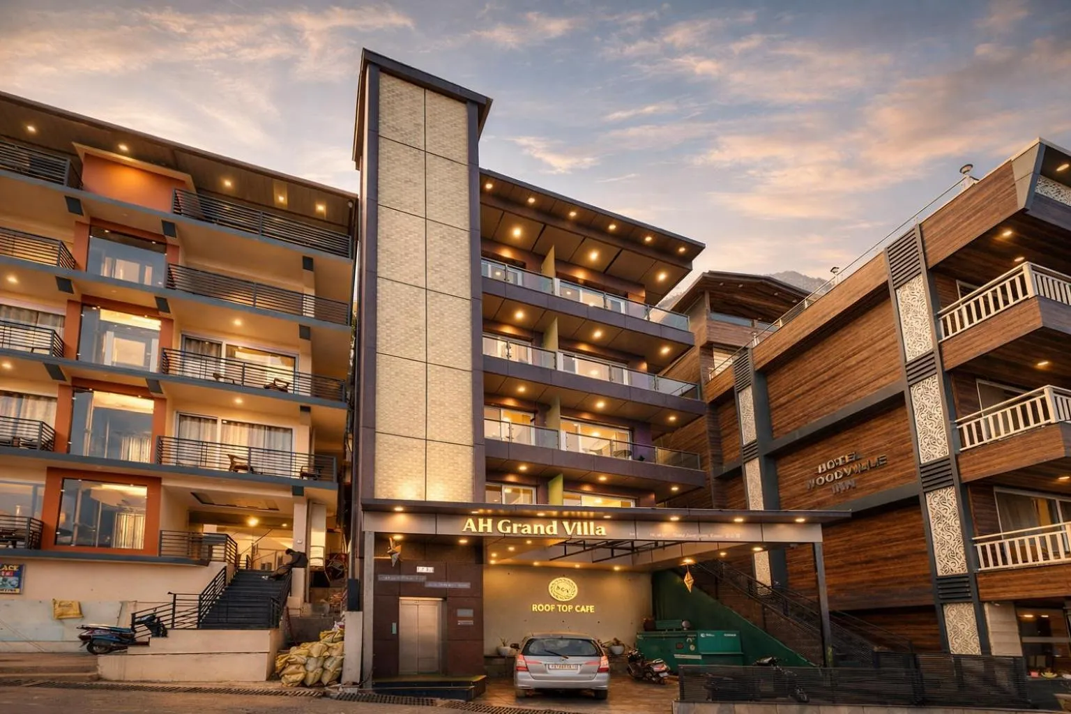 Property building in AH Grand Villa - Hotel Near Dalai Lama Temple