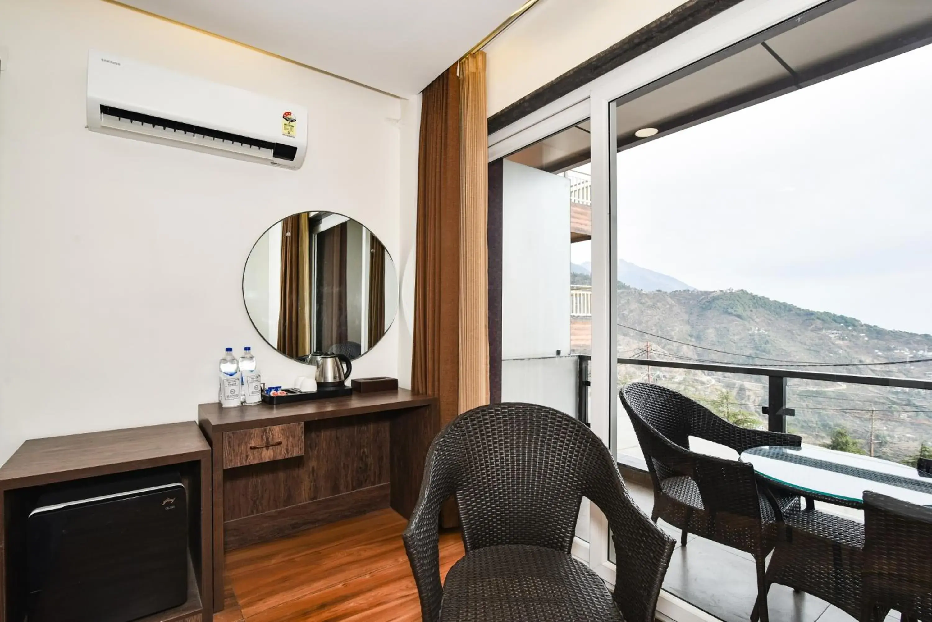 Mountain view in AH Grand Villa - Hotel Near Dalai Lama Temple Mountain view in AH Grand Villa - Hotel Near Dalai Lama Temple