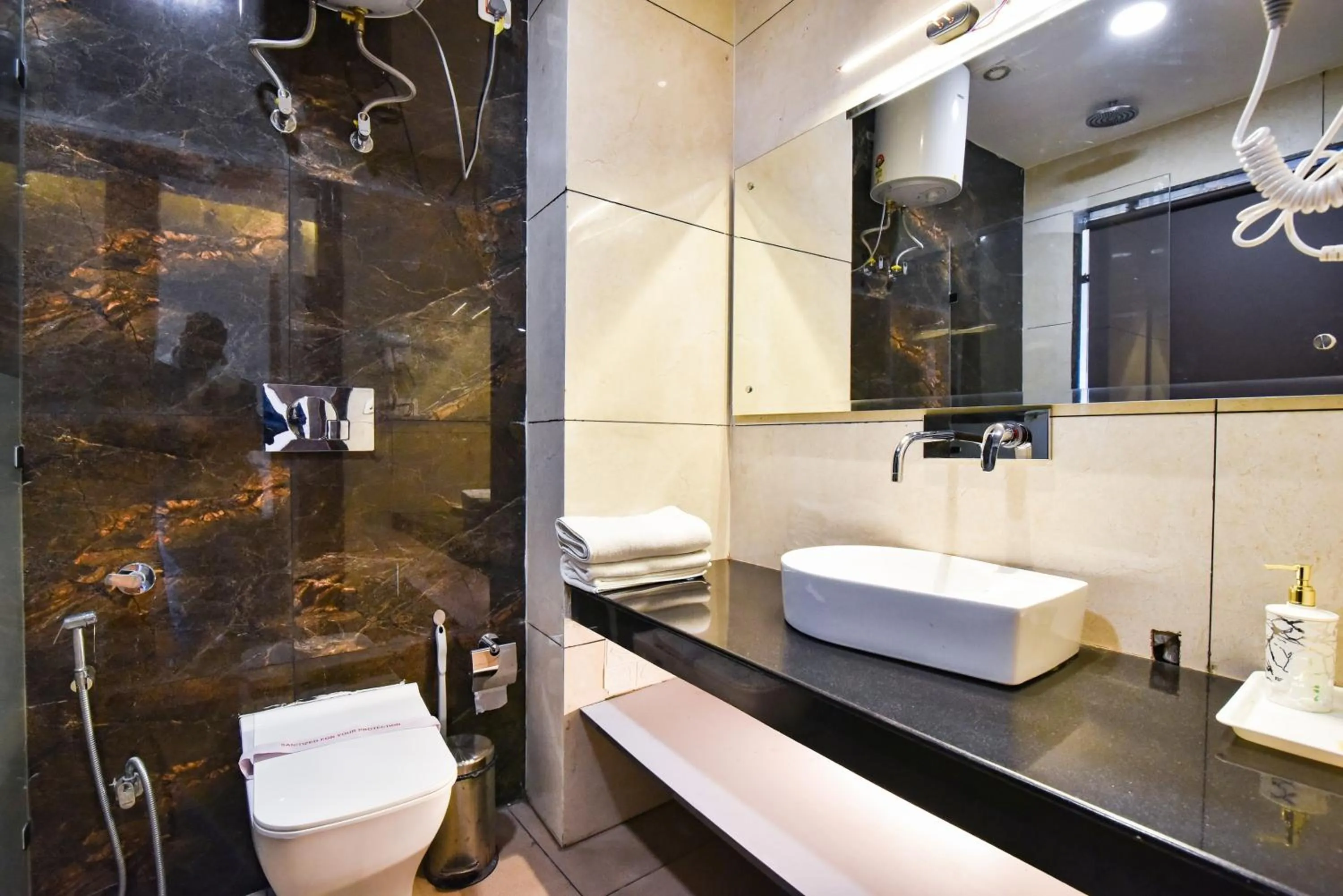 Bathroom in AH Grand Villa - Hotel Near Dalai Lama Temple