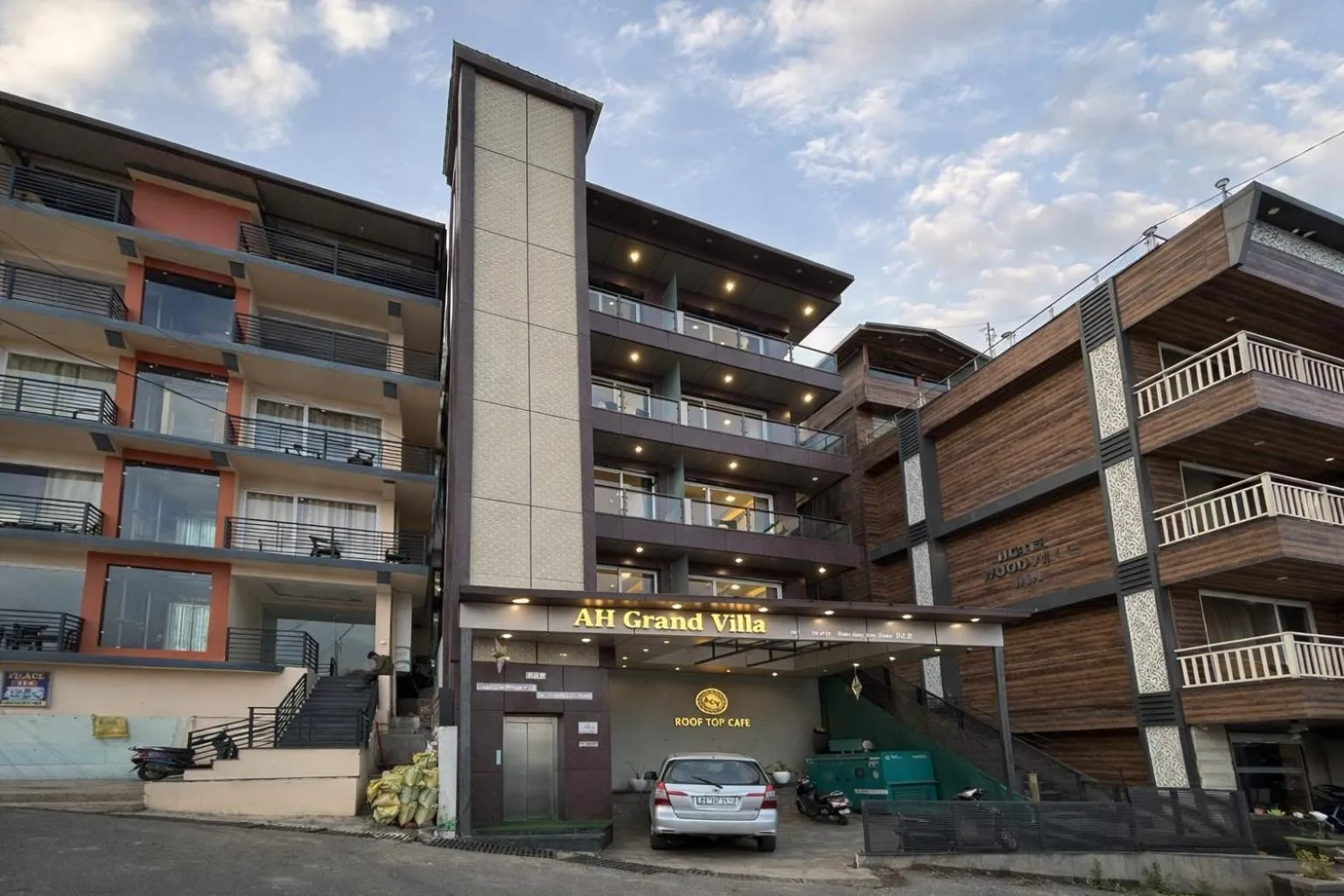 Property building in AH Grand Villa - Hotel Near Dalai Lama Temple