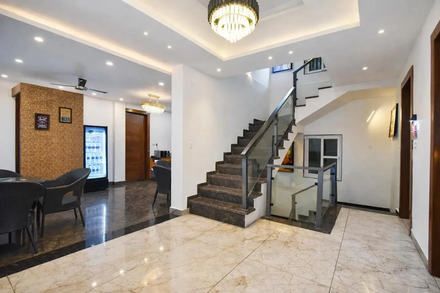 Lobby or reception in AH Grand Villa - Hotel Near Dalai Lama Temple Lobby or reception in AH Grand Villa - Hotel Near Dalai Lama Temple