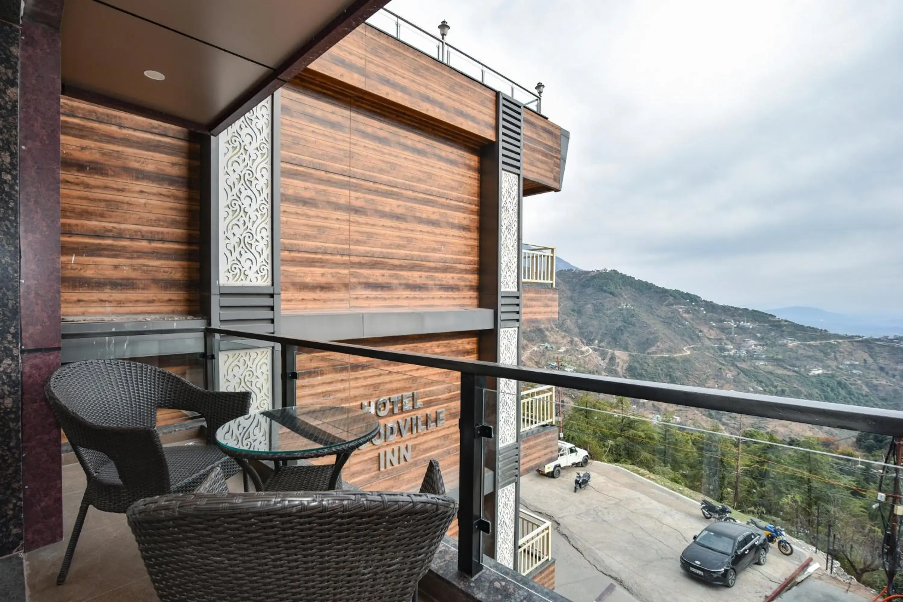 Mountain view in AH Grand Villa - Hotel Near Dalai Lama Temple Mountain view in AH Grand Villa - Hotel Near Dalai Lama Temple