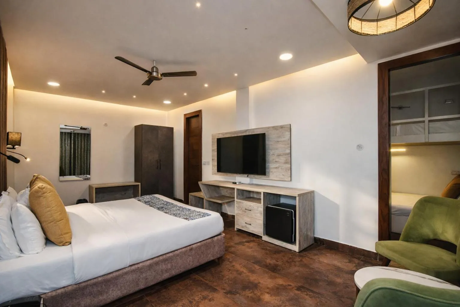 Bedroom, Bed in AH Grand Villa - Hotel Near Dalai Lama Temple