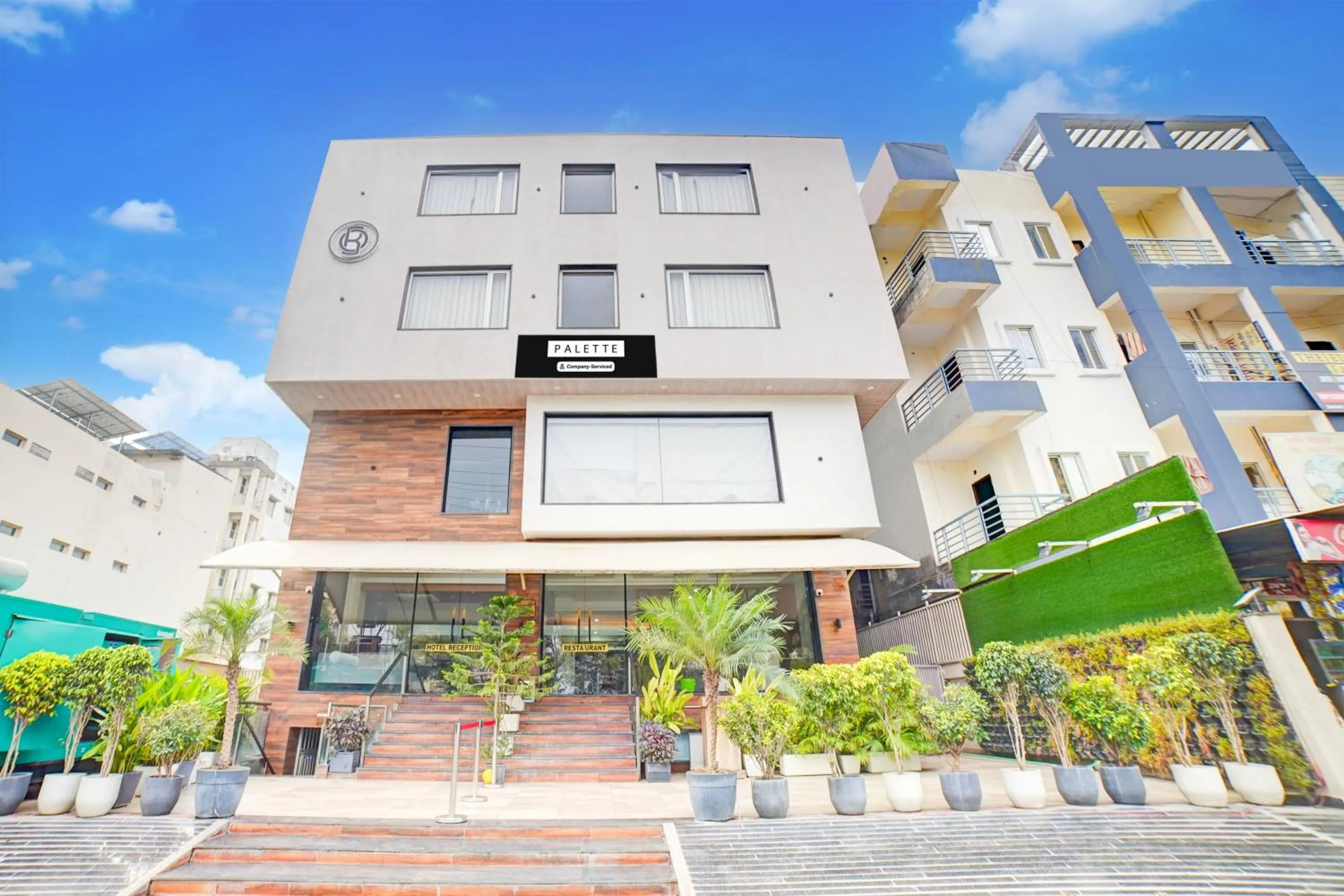 Facade/entrance in Palette by CheckIn Patel Nagar Bhopal