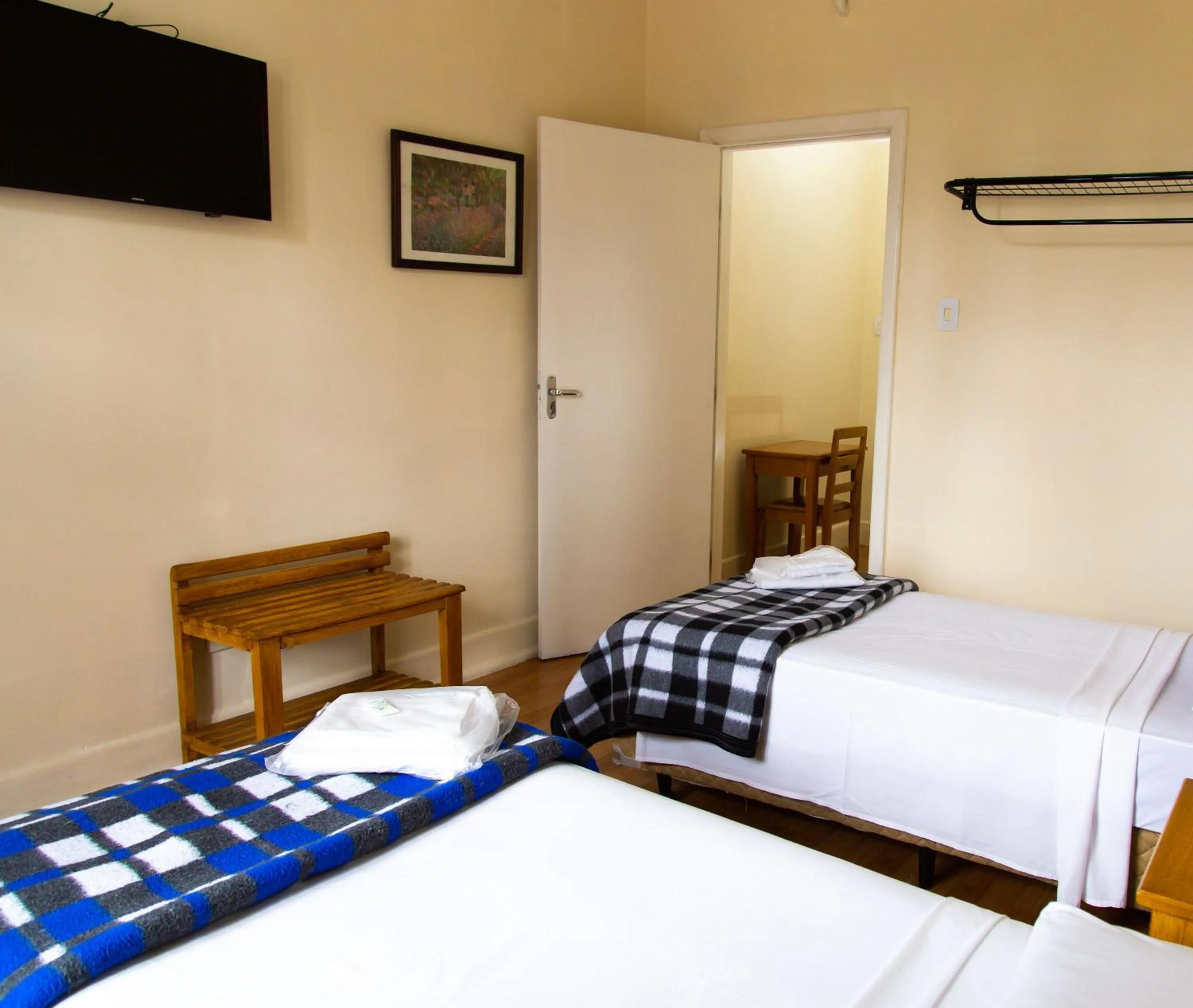 Bed in Hotel Carioca