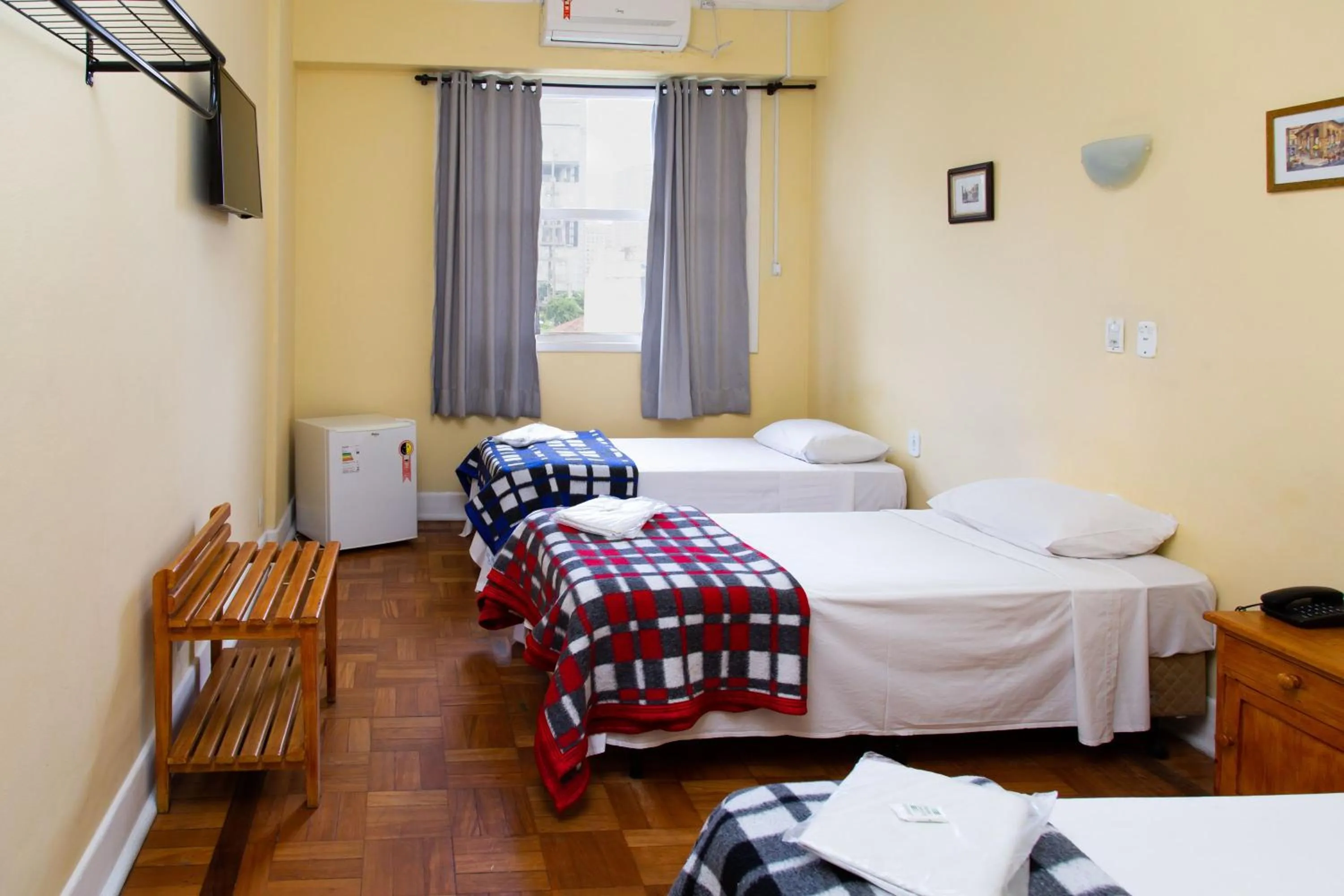 Bed in Hotel Carioca