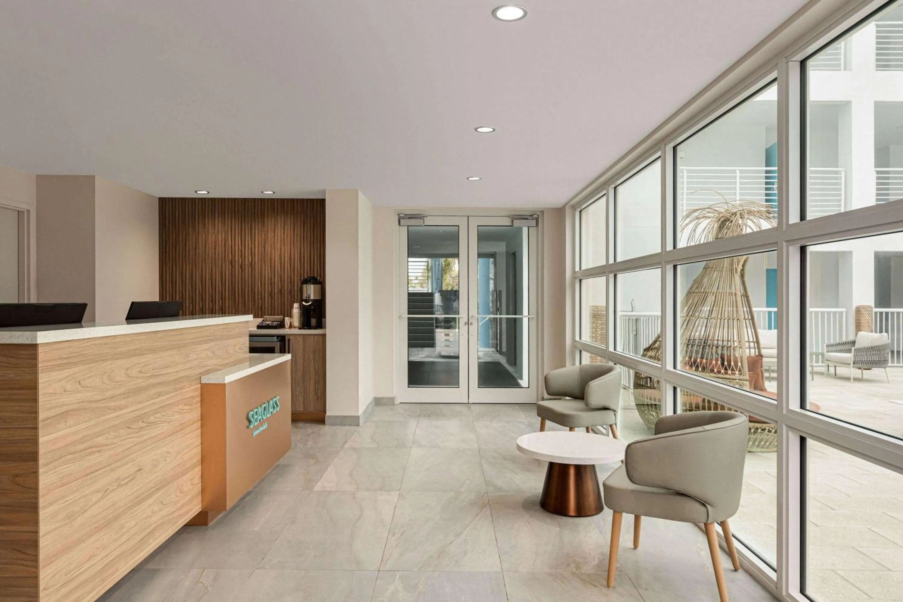 Lobby or reception in Sea Glass Beach Place, Trademark Collection by Wyndham