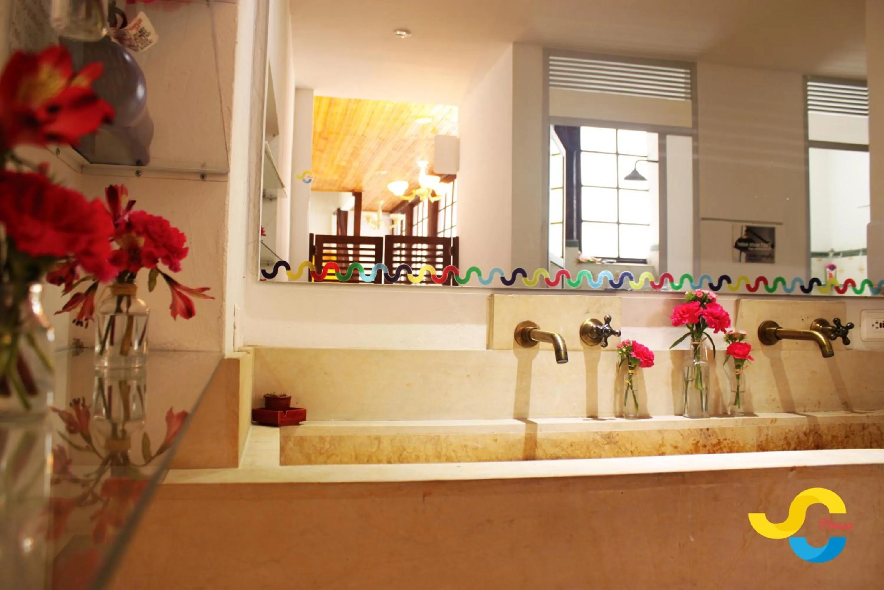 Bathroom in Fatima Hostel Bogotá