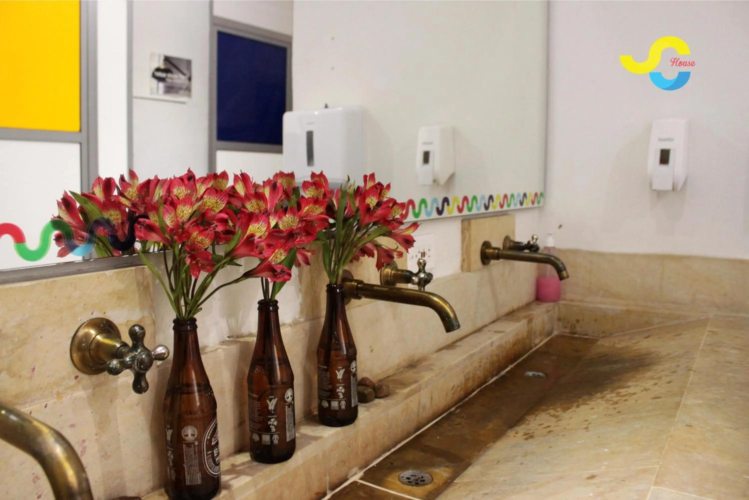 Bathroom in Fatima Hostel Bogotá