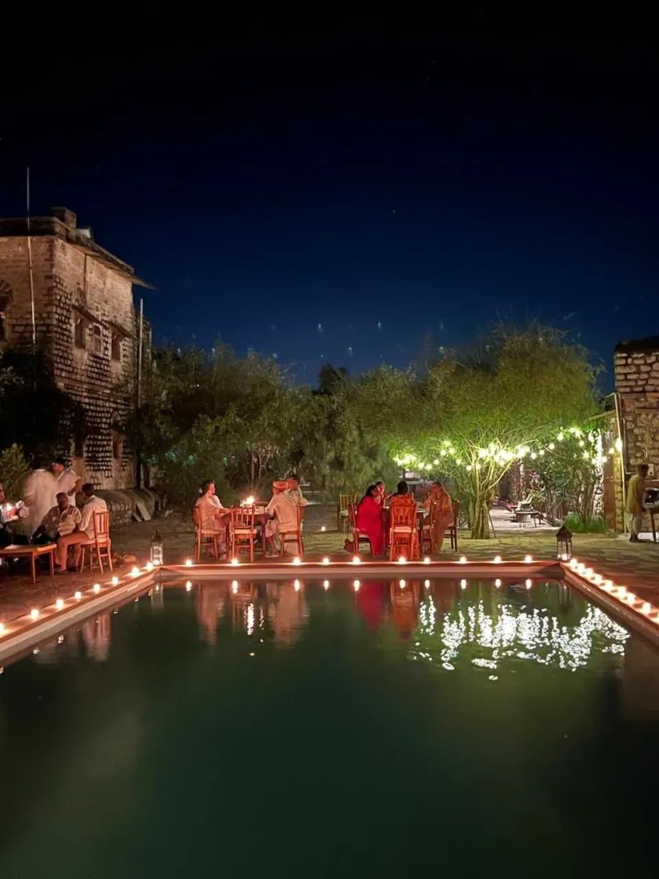 Pool view in Chandelao Garh