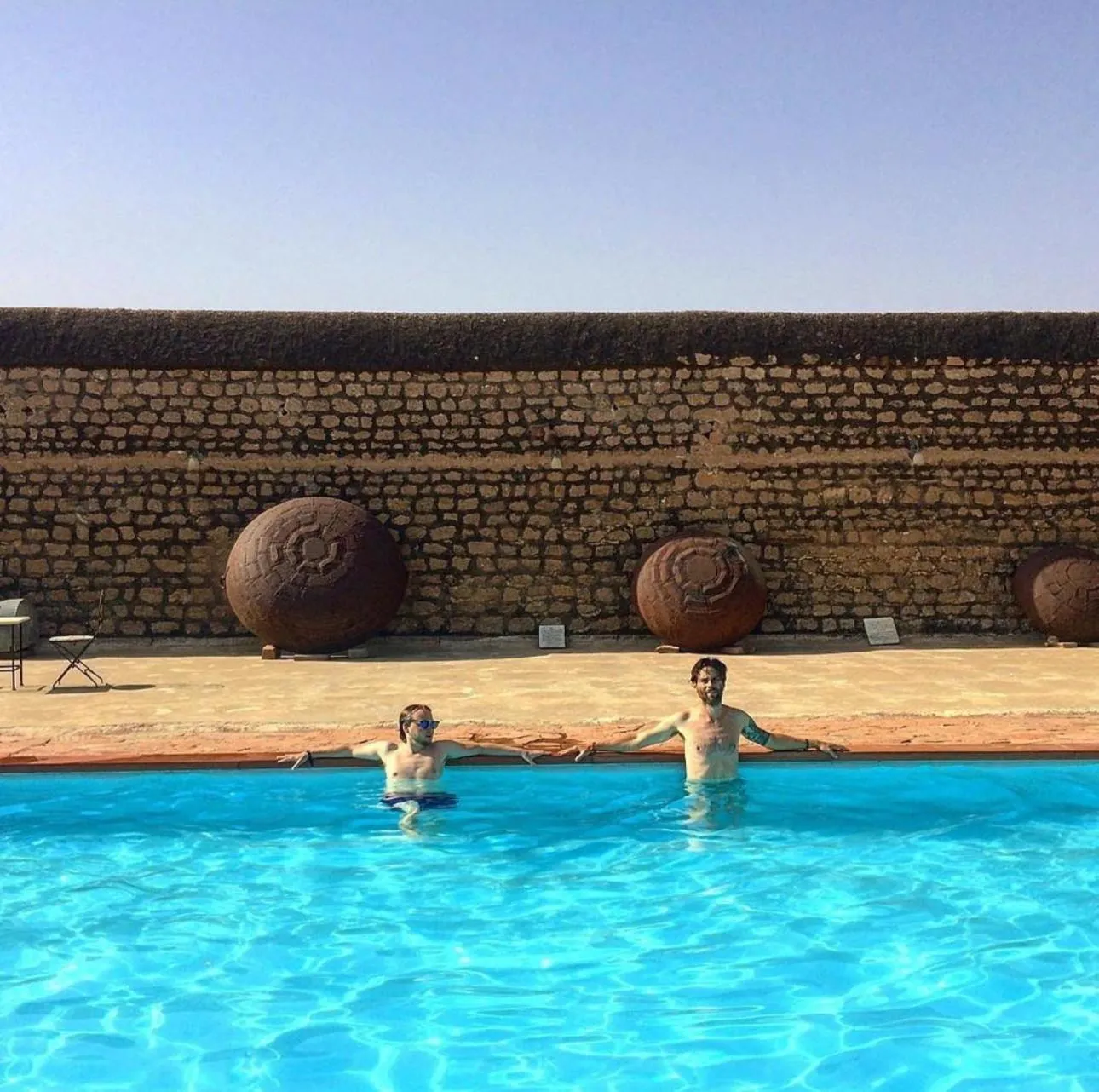 Pool view in Chandelao Garh