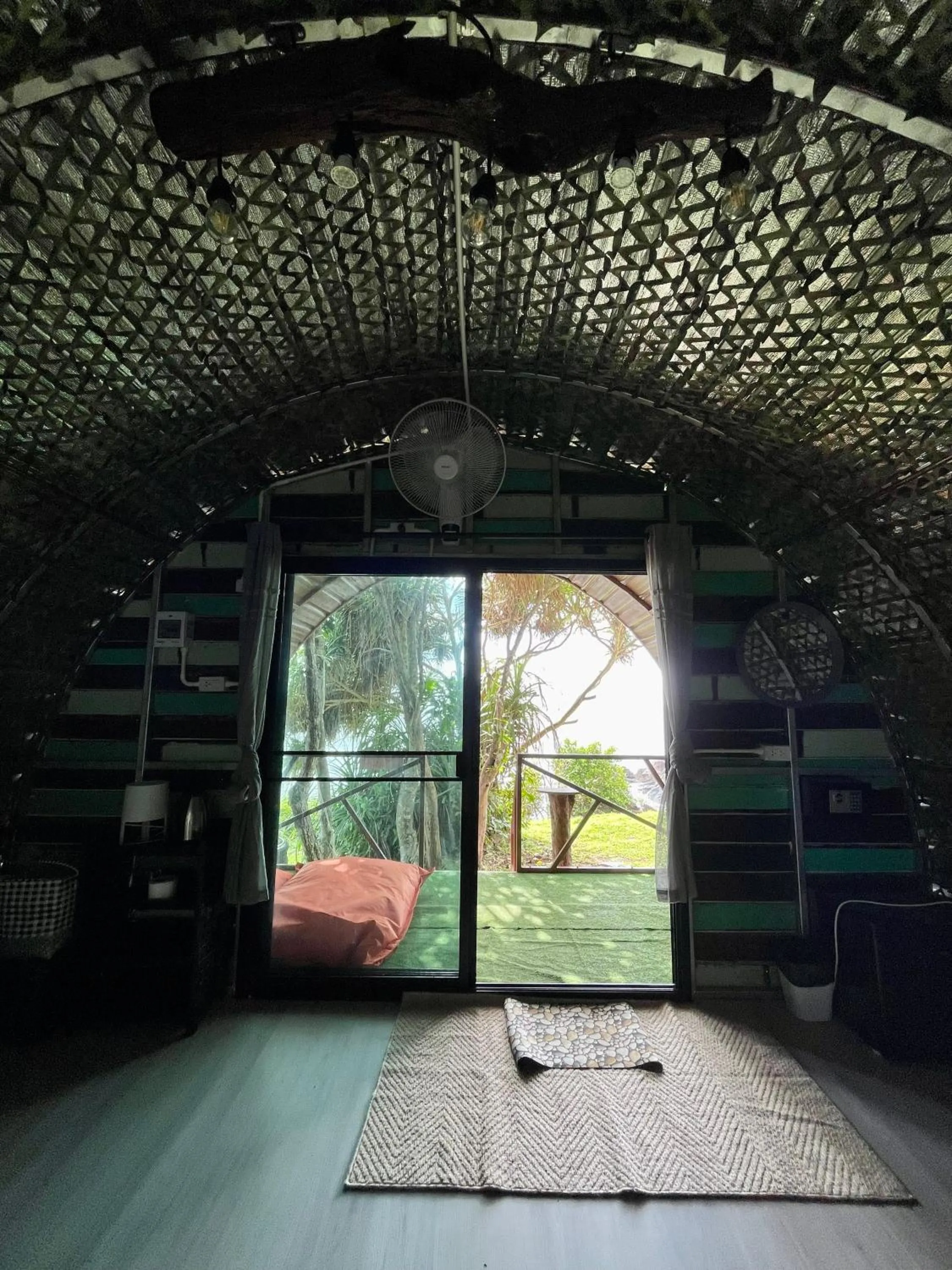 Garden view in Cliff Cottage