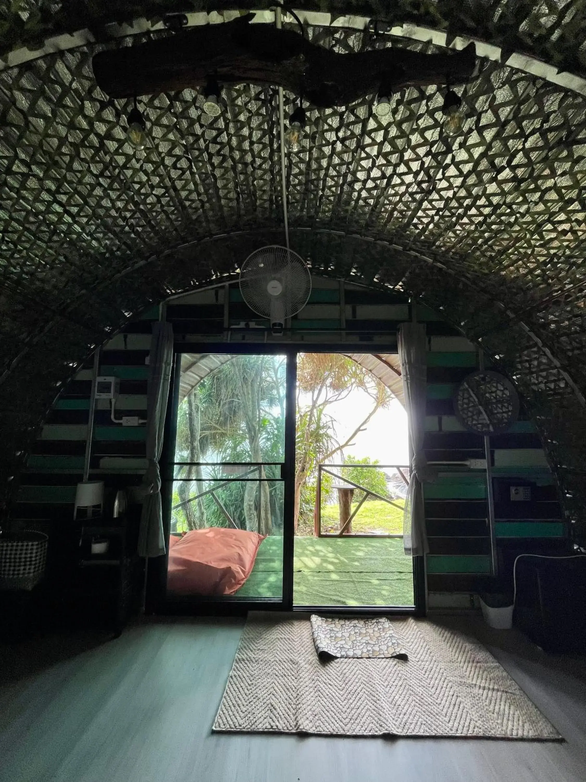 Garden view in Cliff Cottage Garden view in Cliff Cottage