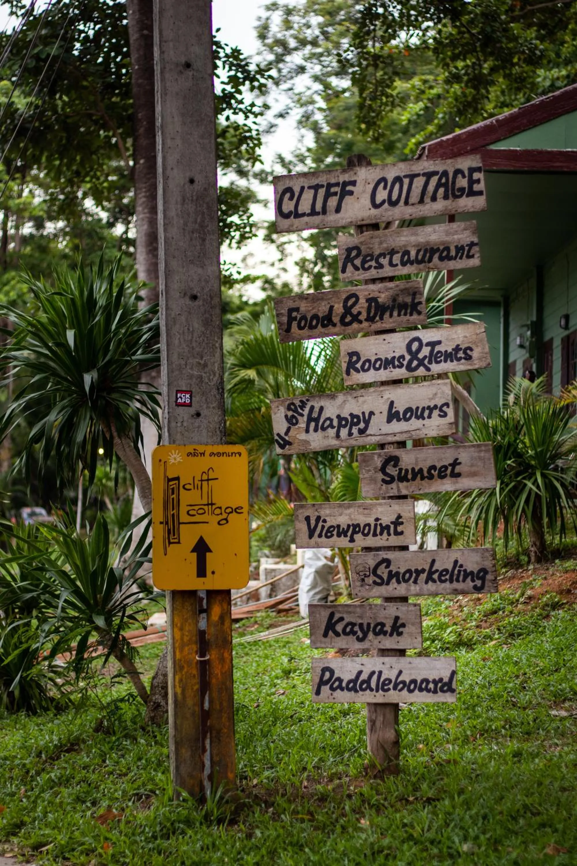 Garden in Cliff Cottage