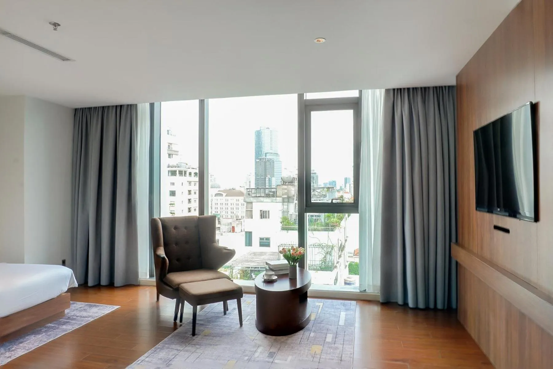 View (from property/room), Bed in Signature by M Village Lê Thánh Tôn