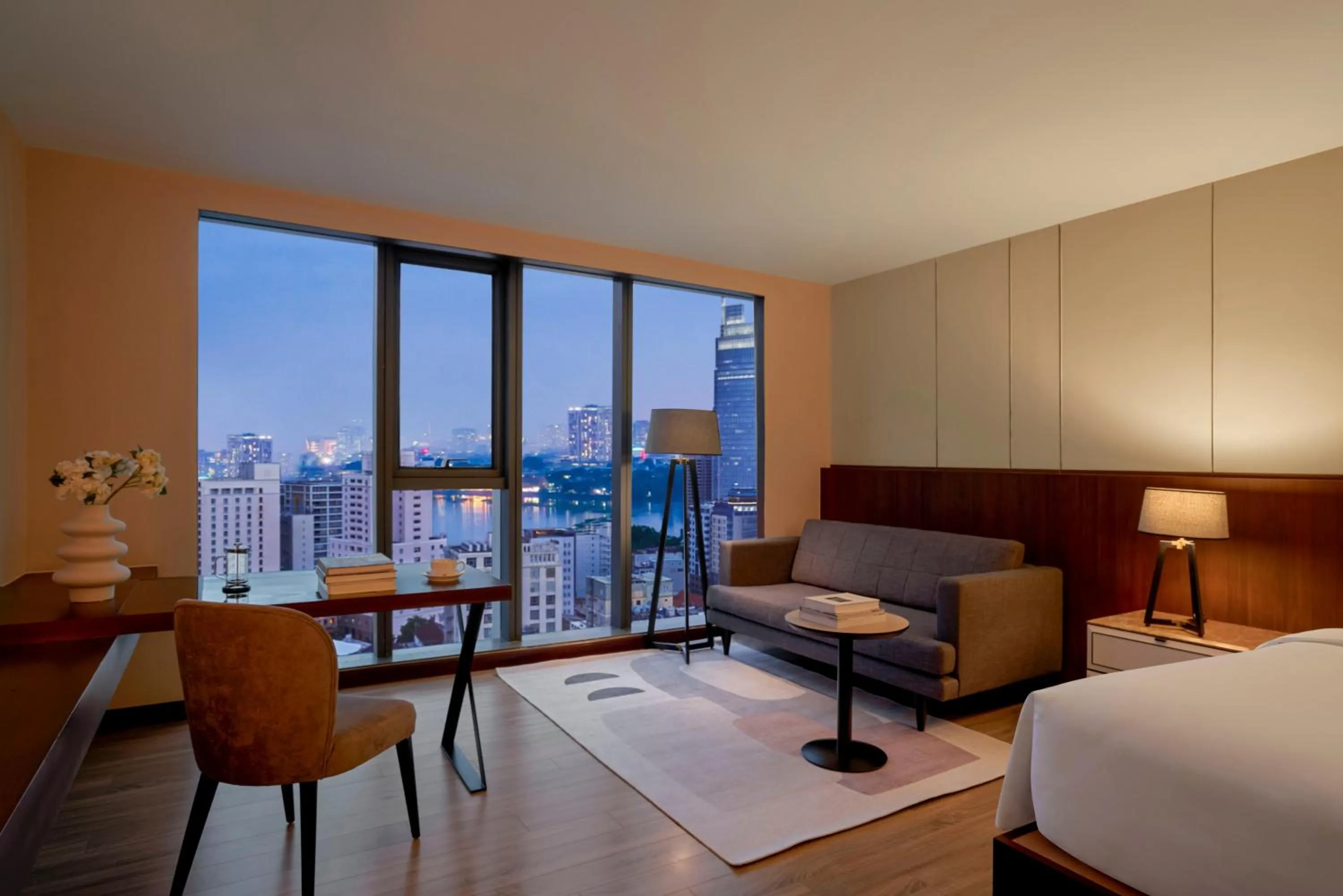 View (from property/room), Bed in Signature by M Village Lê Thánh Tôn