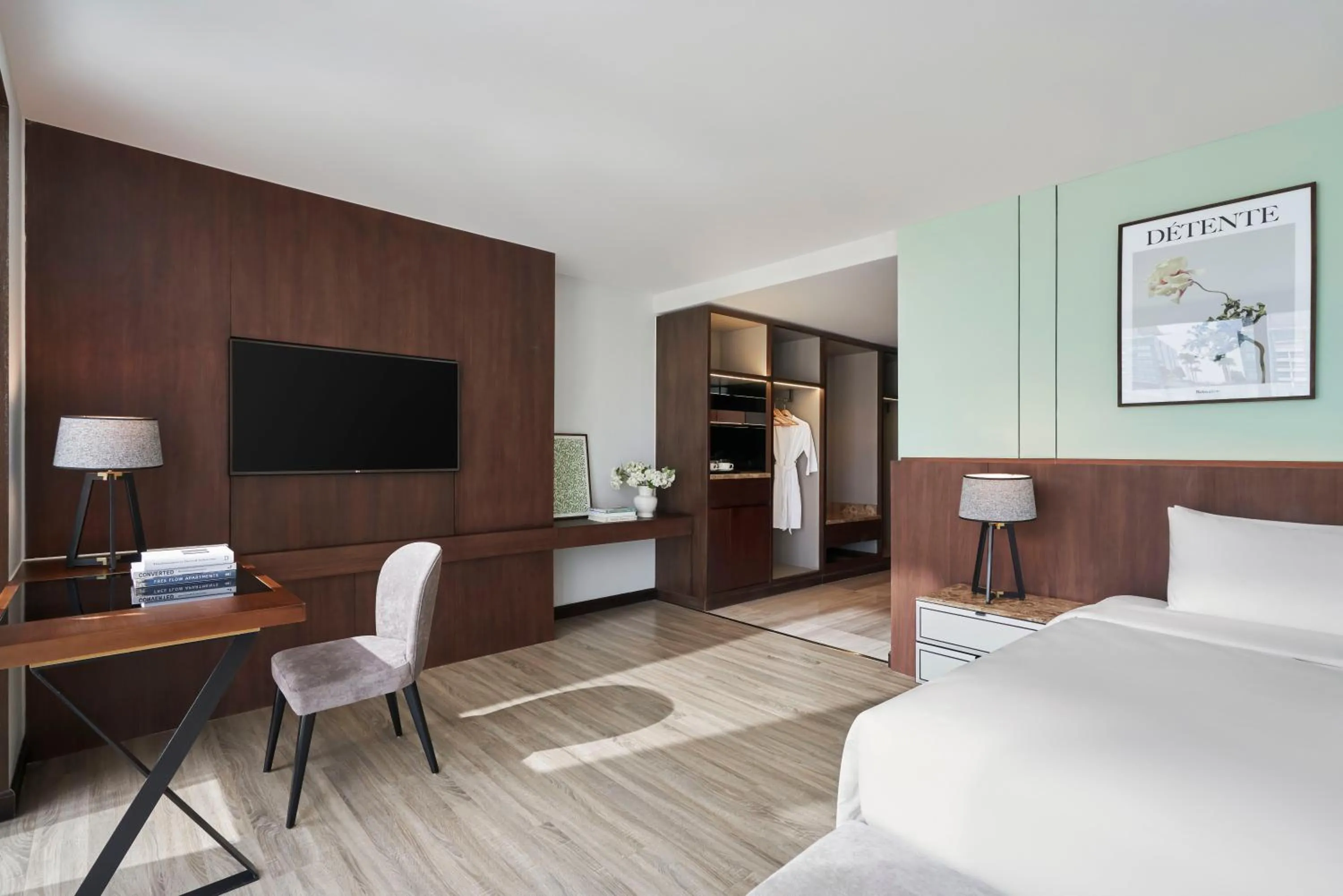 Photo of the whole room, Bed in Signature by M Village Lê Thánh Tôn