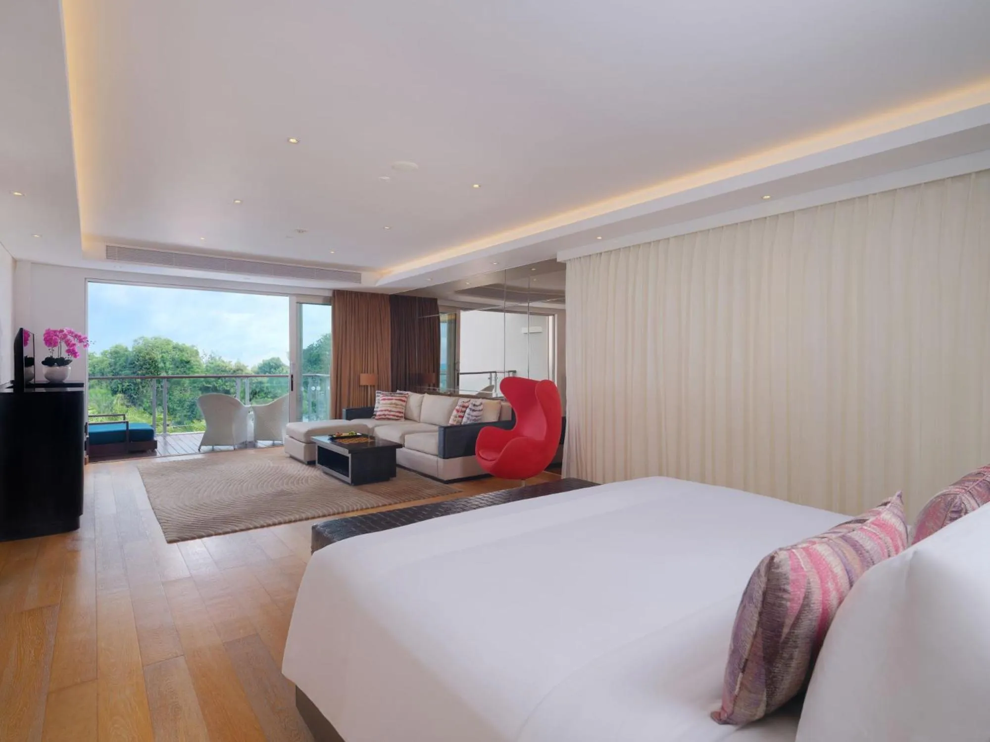 Bedroom, Bed in Double - Six, Luxury Hotel - Seminyak