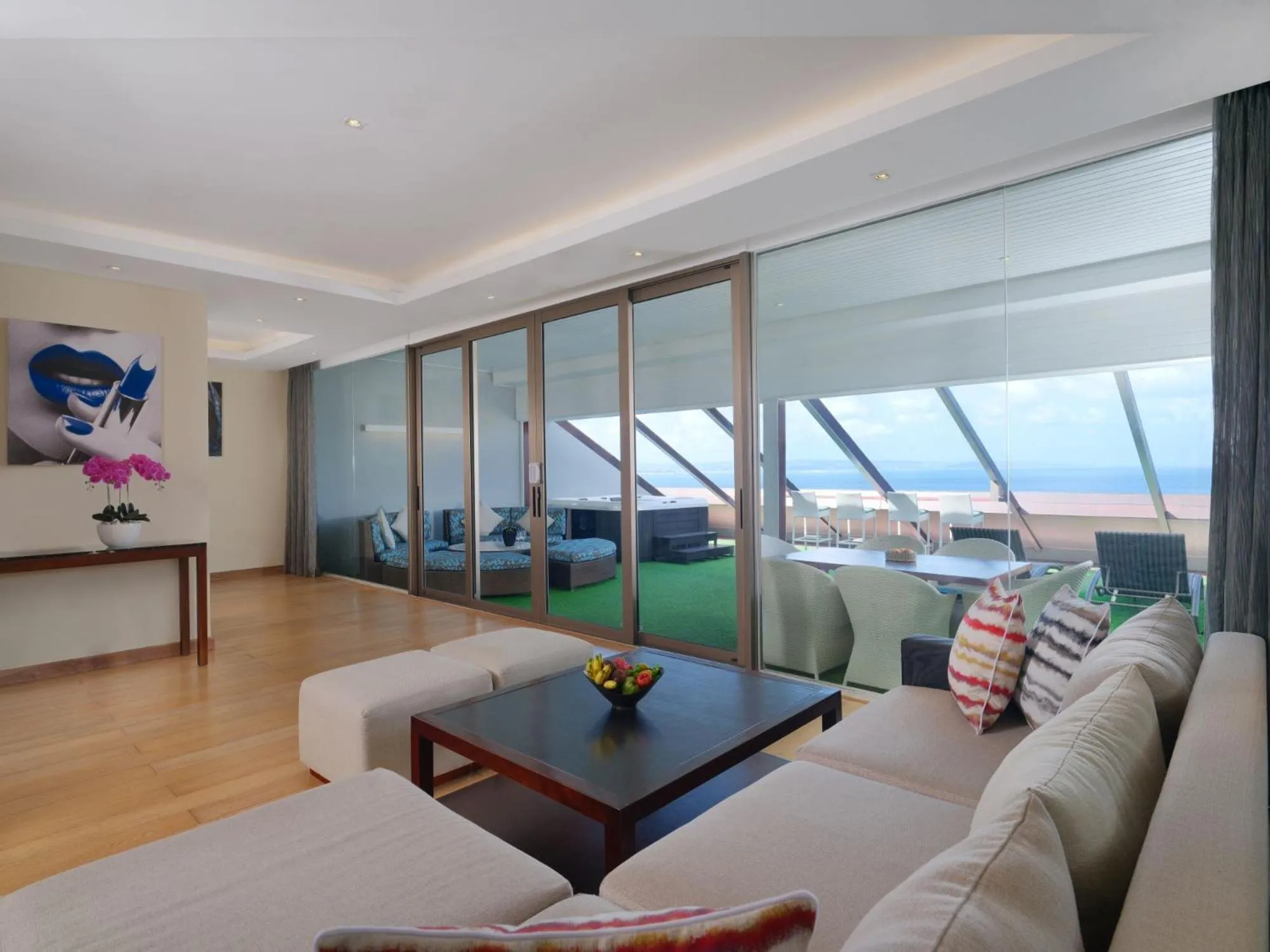 Living room in Double - Six, Luxury Hotel - Seminyak