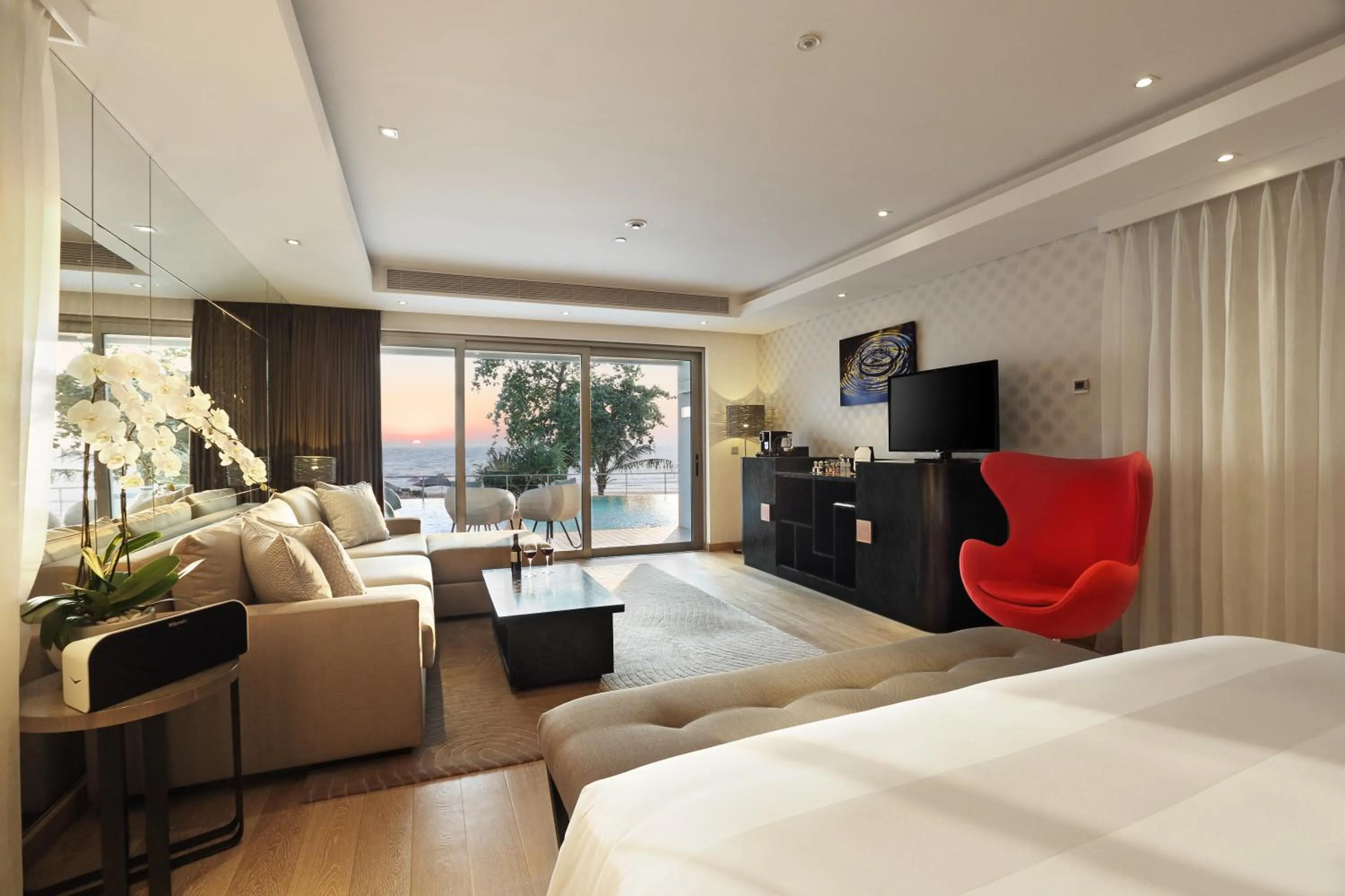 Bedroom, Bed in Double - Six, Luxury Hotel - Seminyak