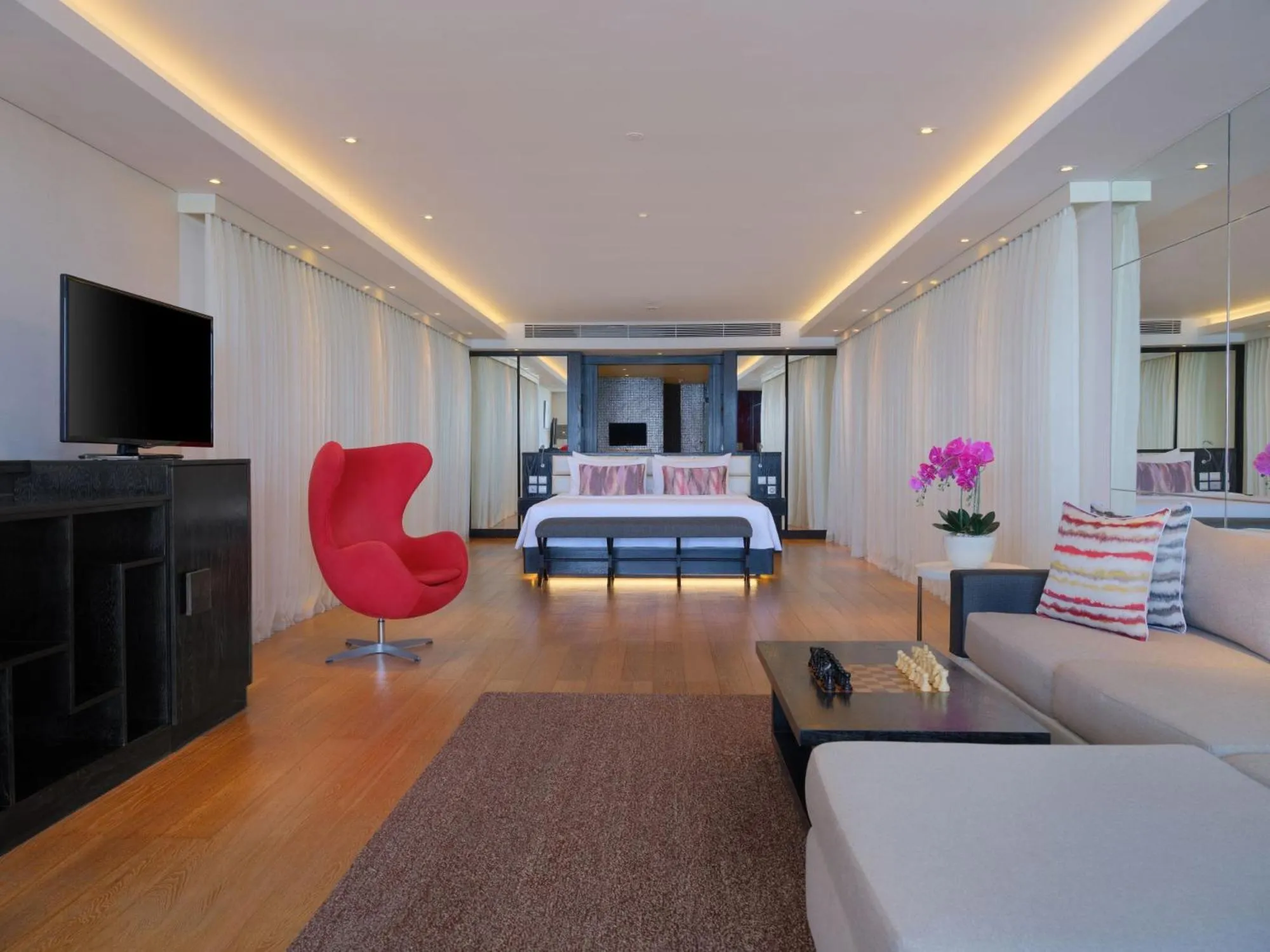 Bedroom, Bed in Double - Six, Luxury Hotel - Seminyak