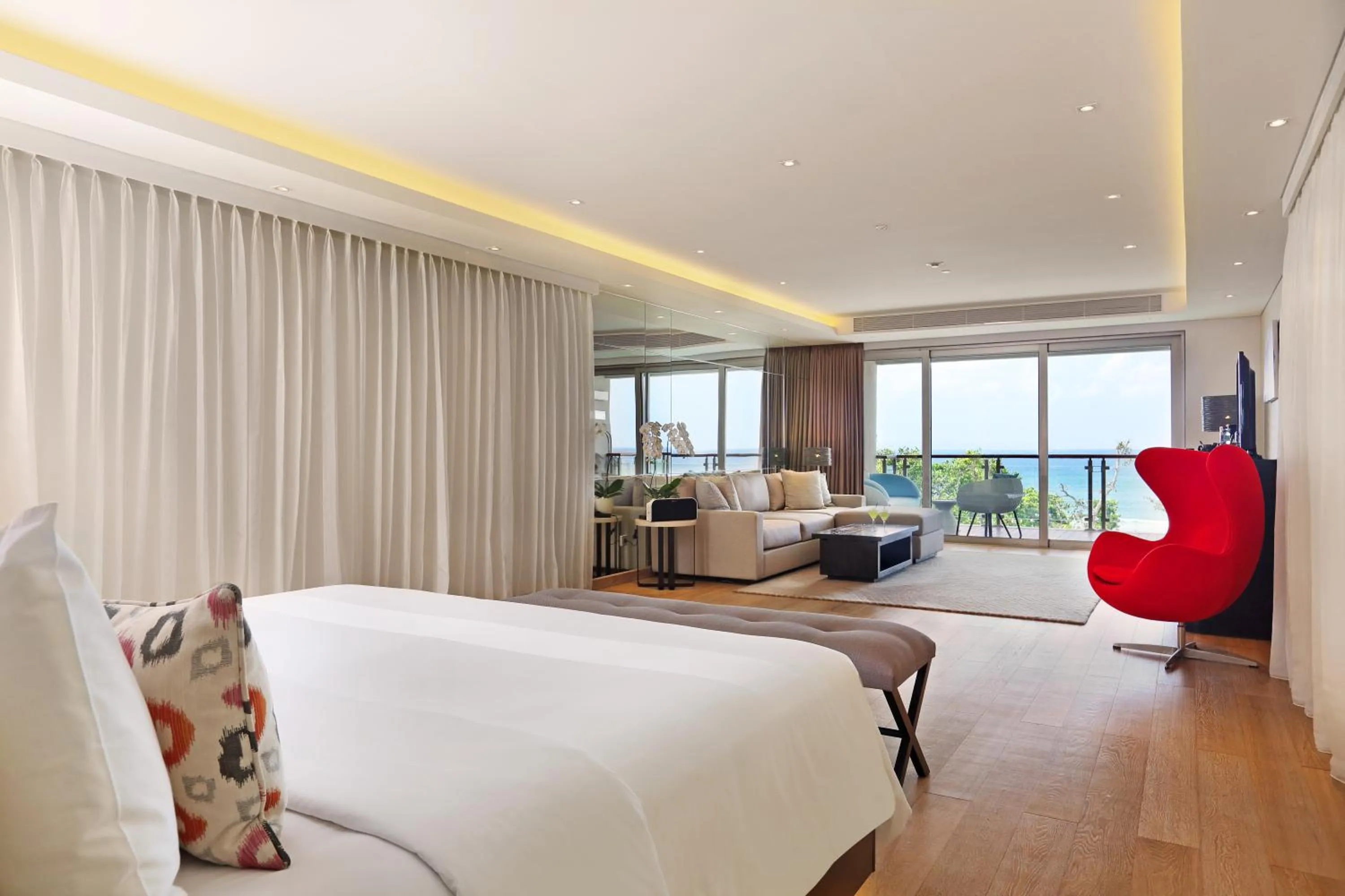 Bedroom, Bed in Double - Six, Luxury Hotel - Seminyak