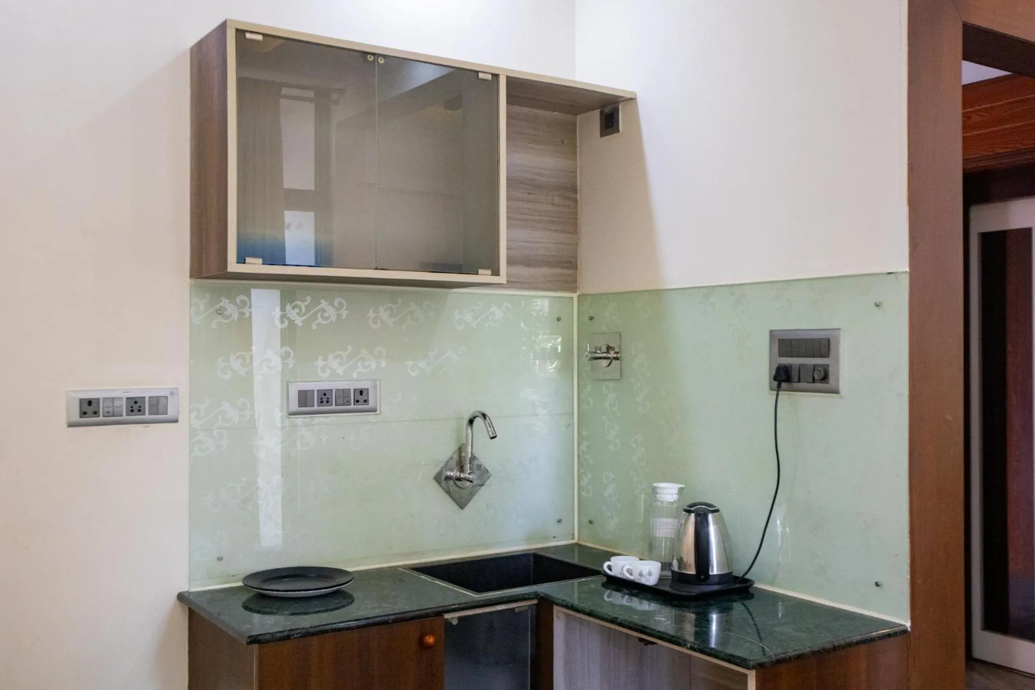 kitchen in Mystic Apartotel Hebbal