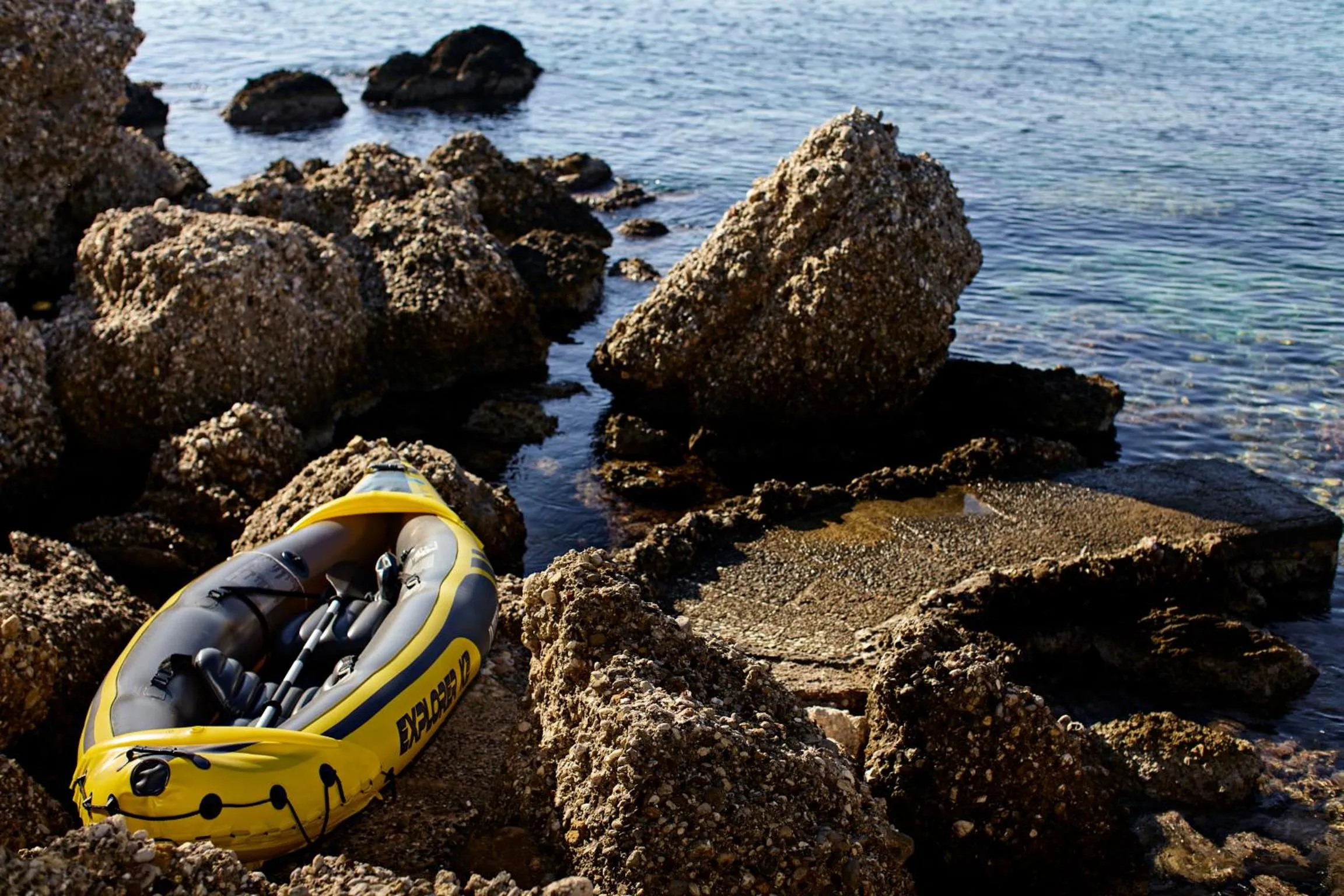 Canoeing in Villa Irini