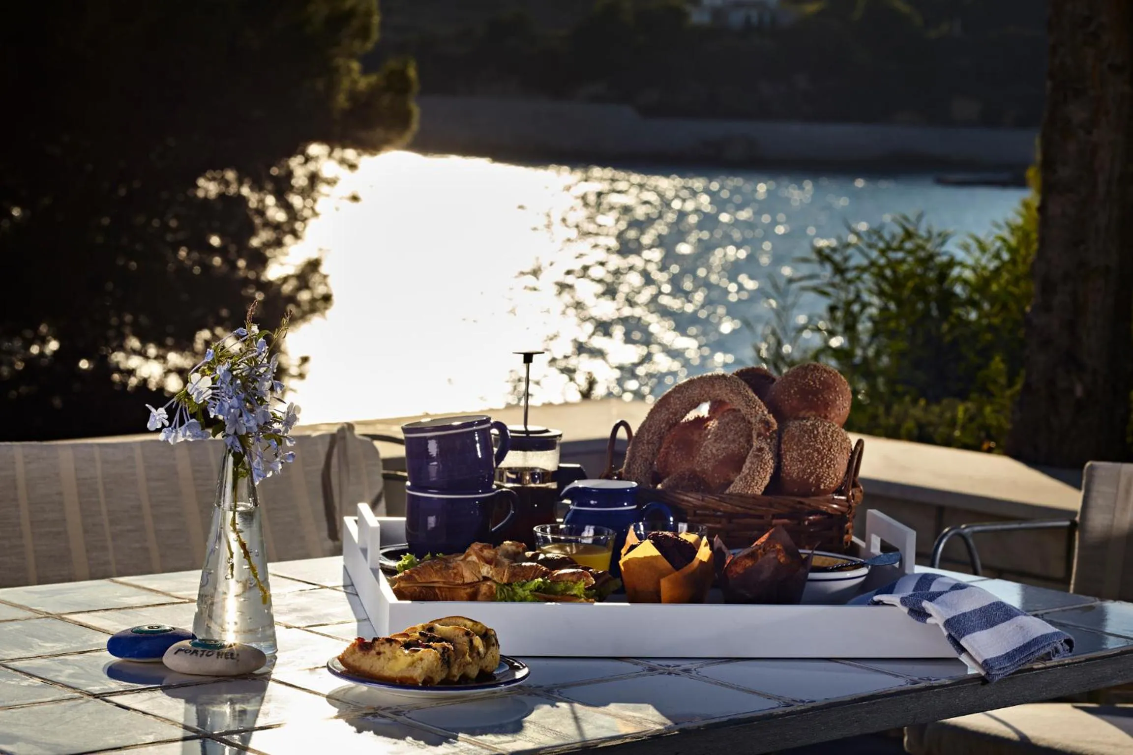 Food close-up in Villa Irini