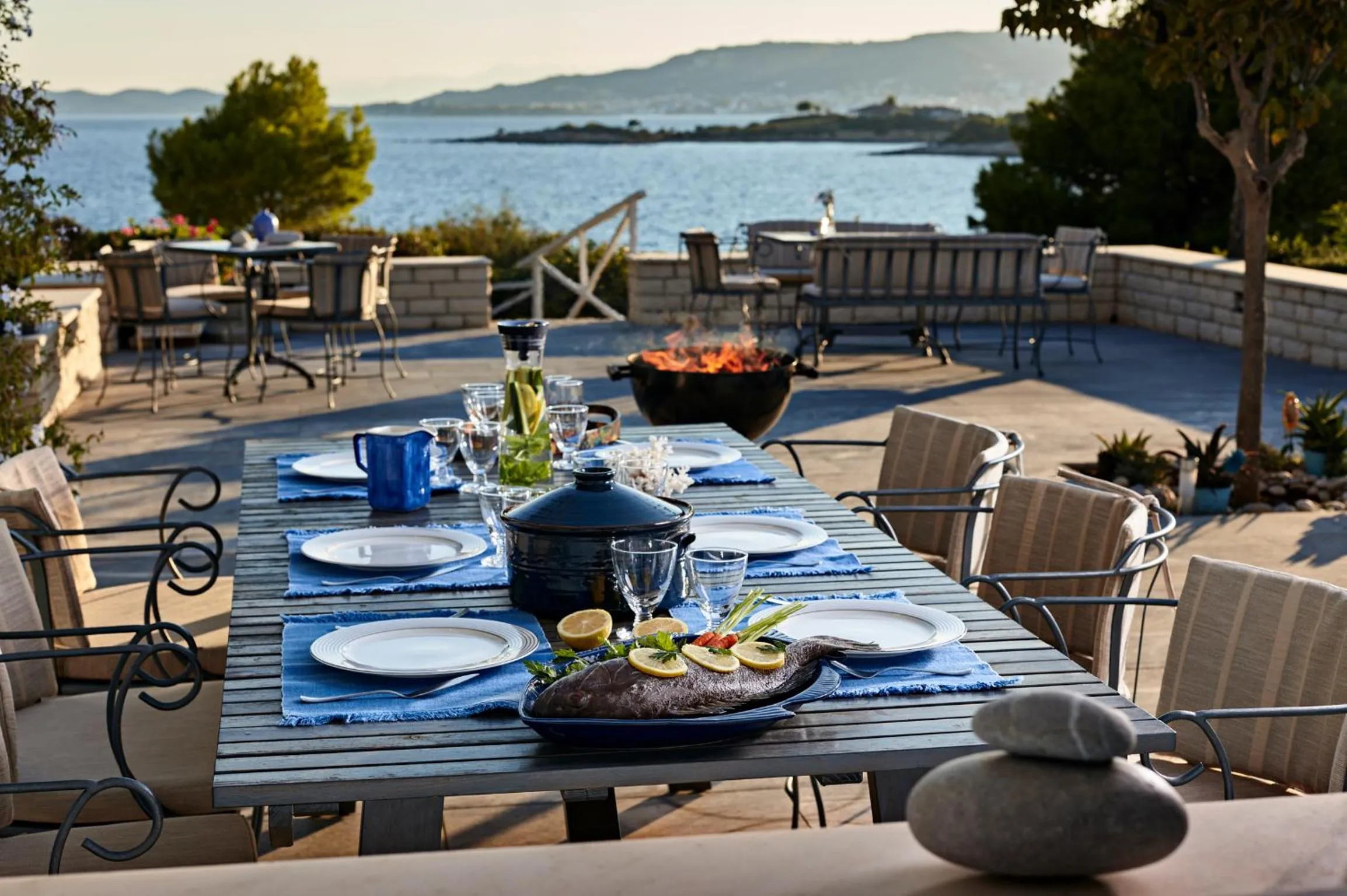 Balcony/Terrace in Villa Irini