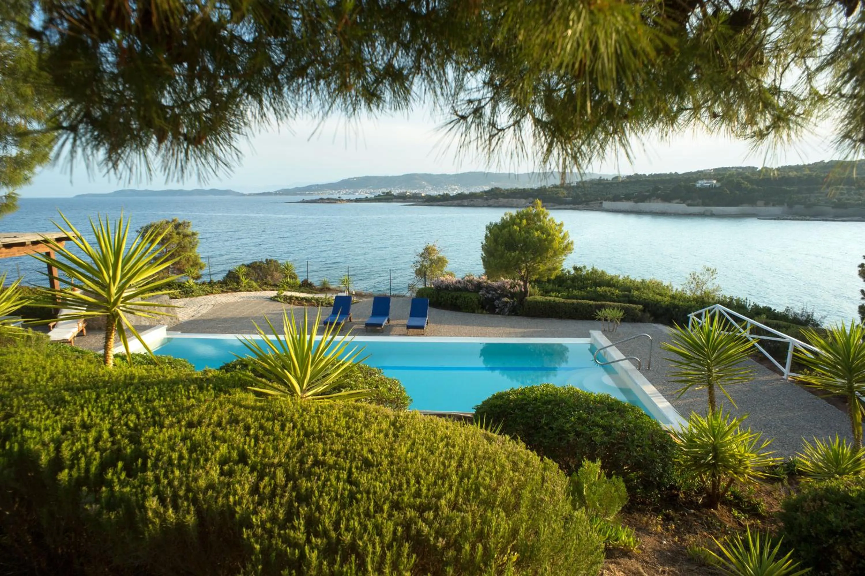 Garden view in Villa Irini