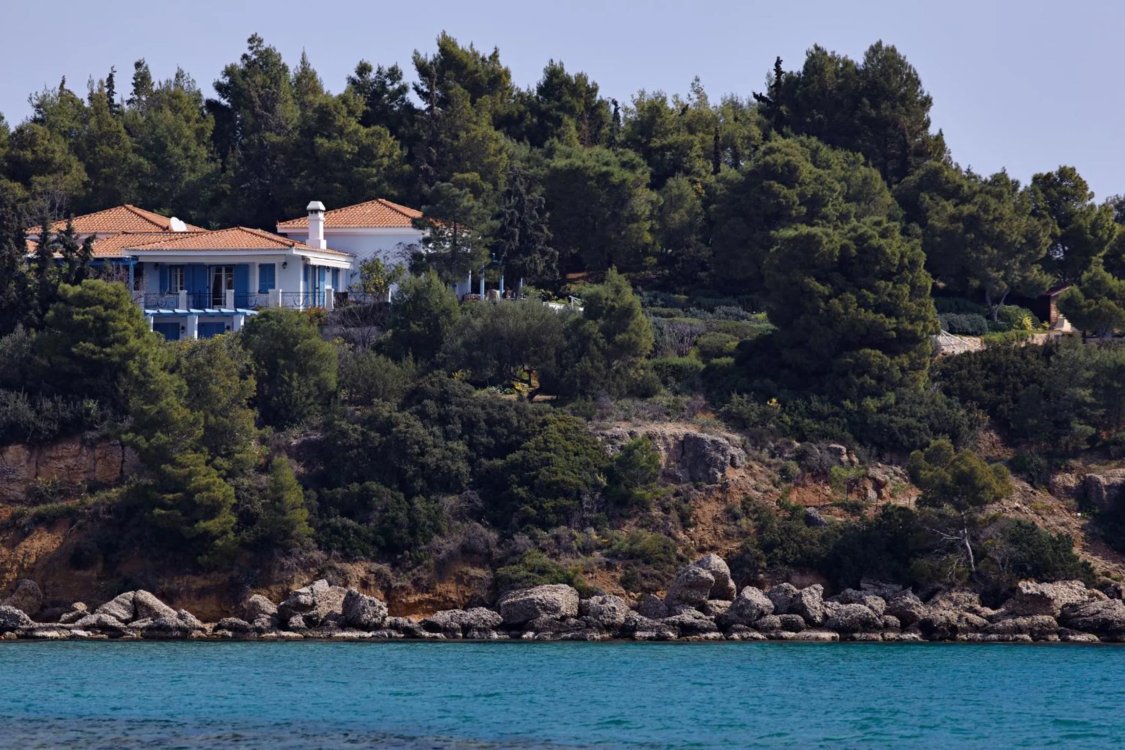 Natural landscape in Villa Irini