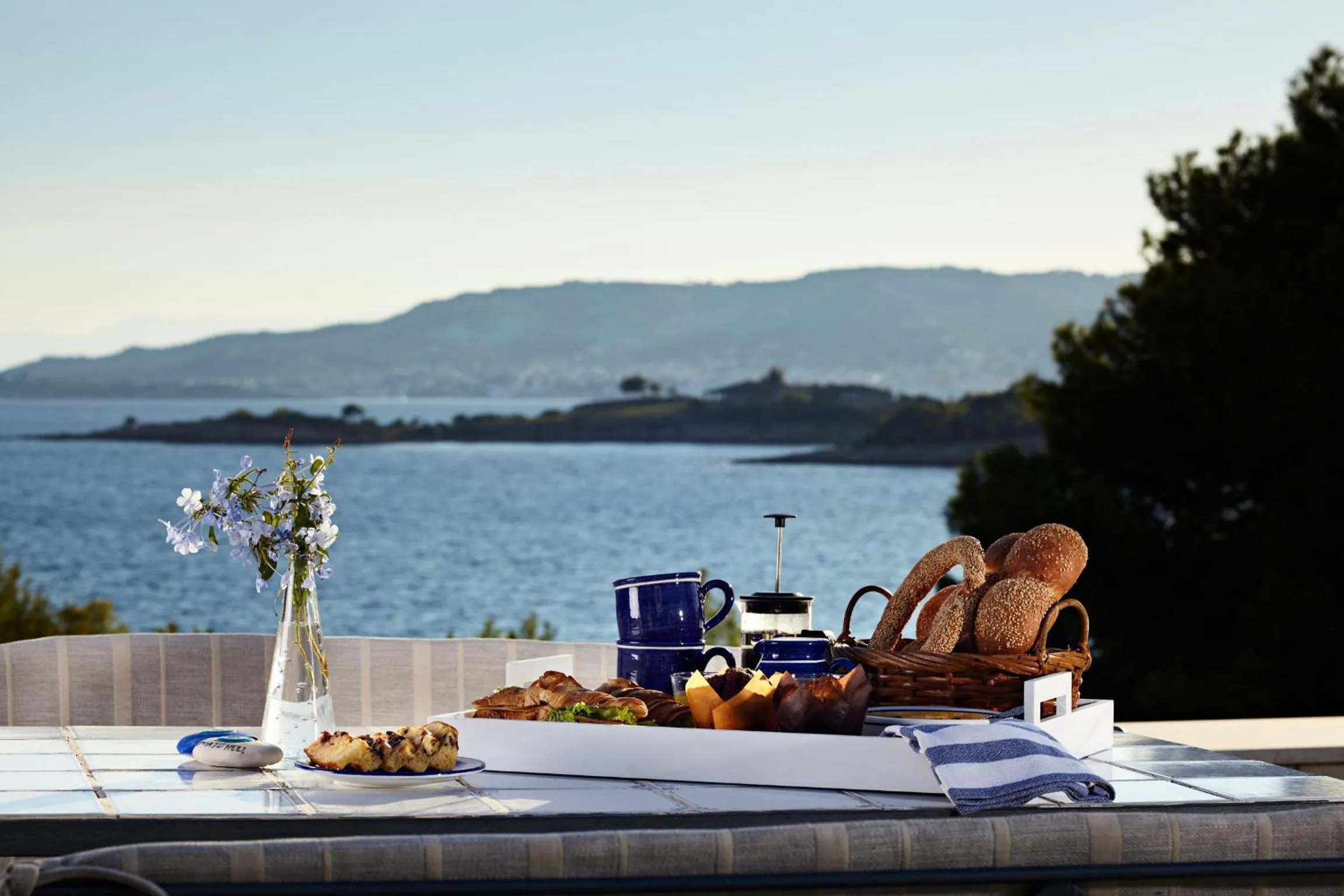 Food close-up in Villa Irini
