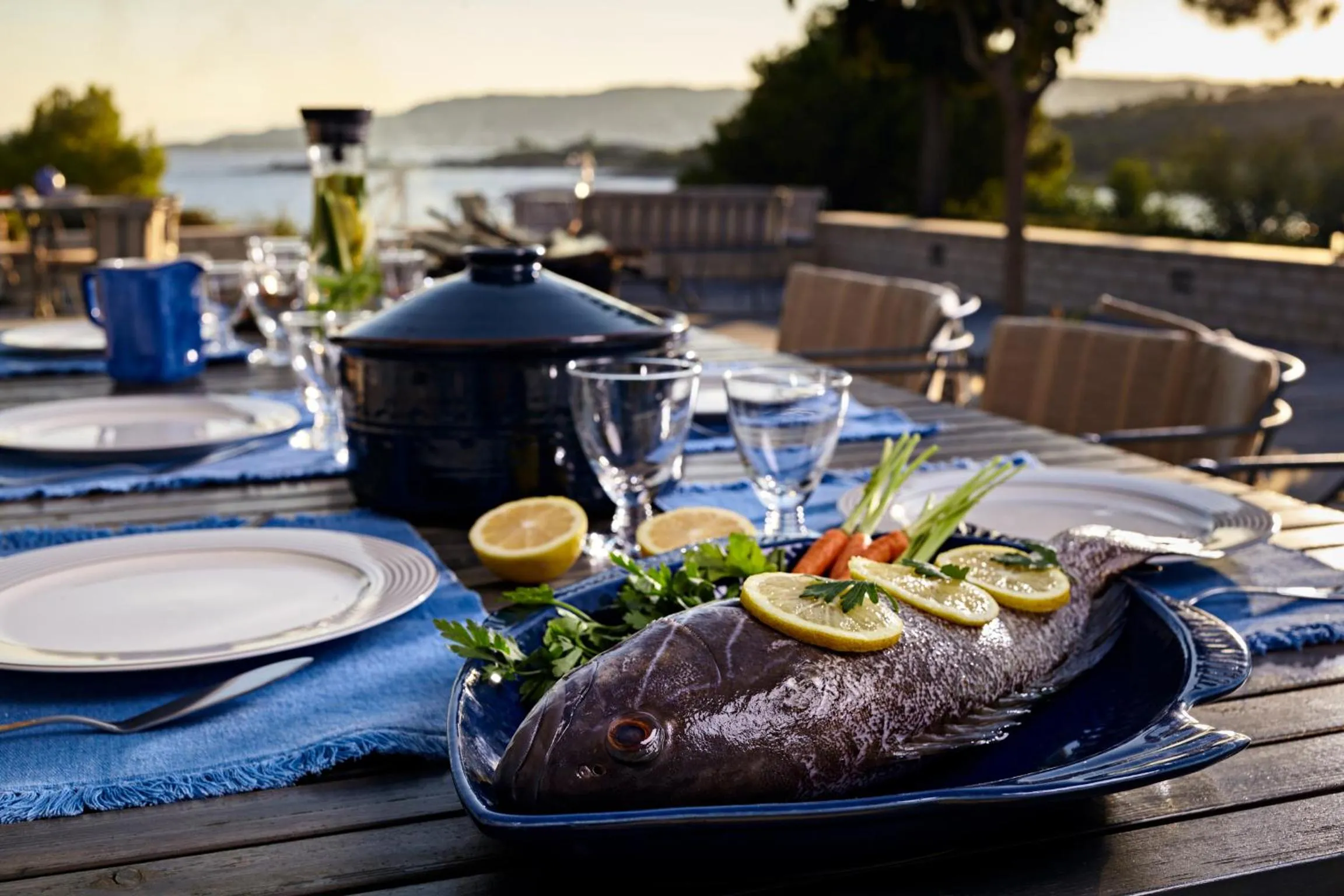 Food close-up in Villa Irini