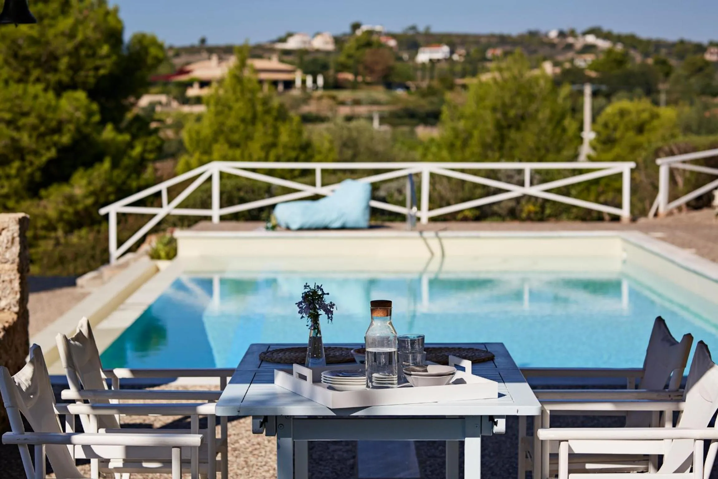 Garden view in Villa Irini