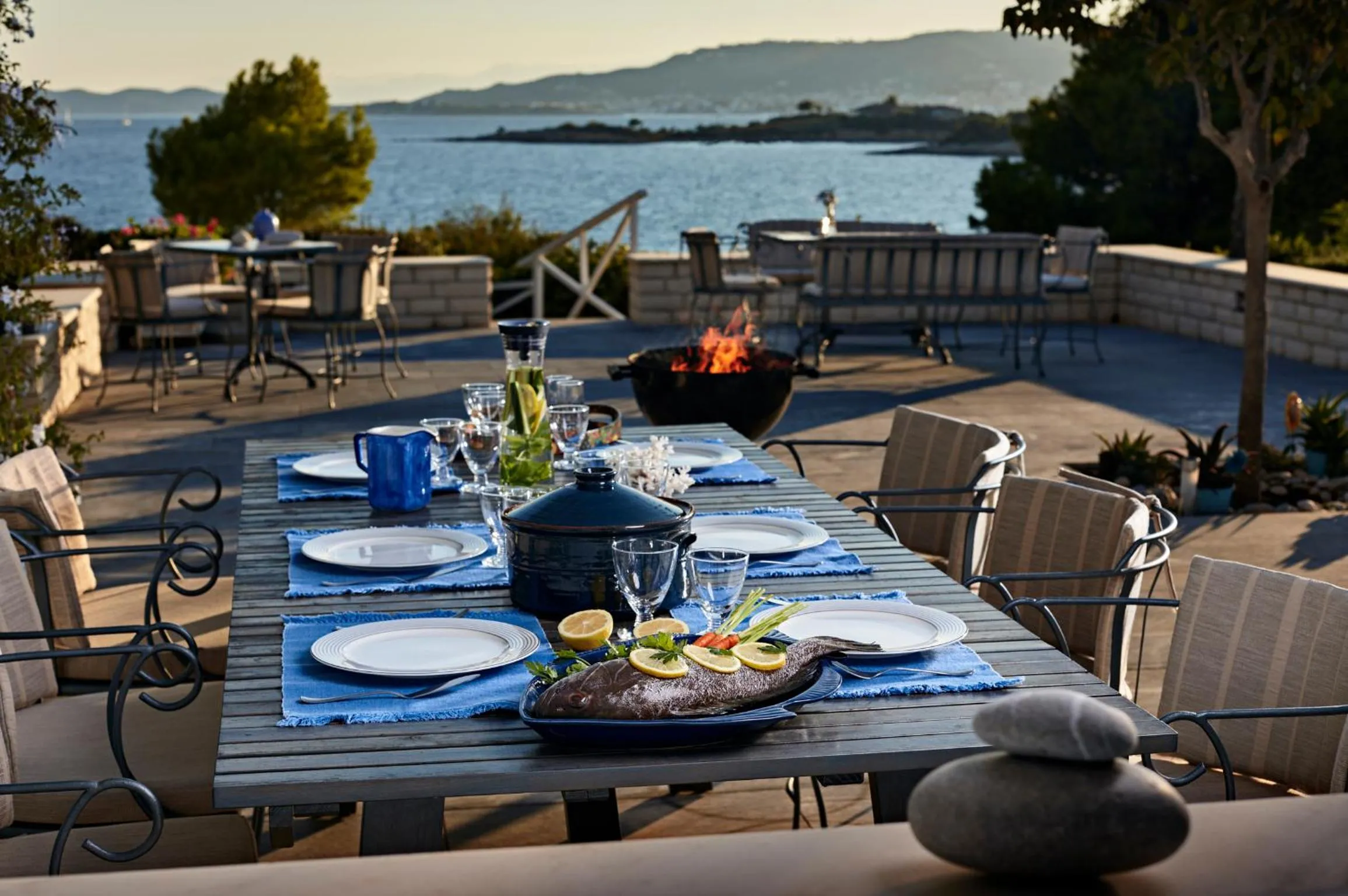 BBQ facilities in Villa Irini