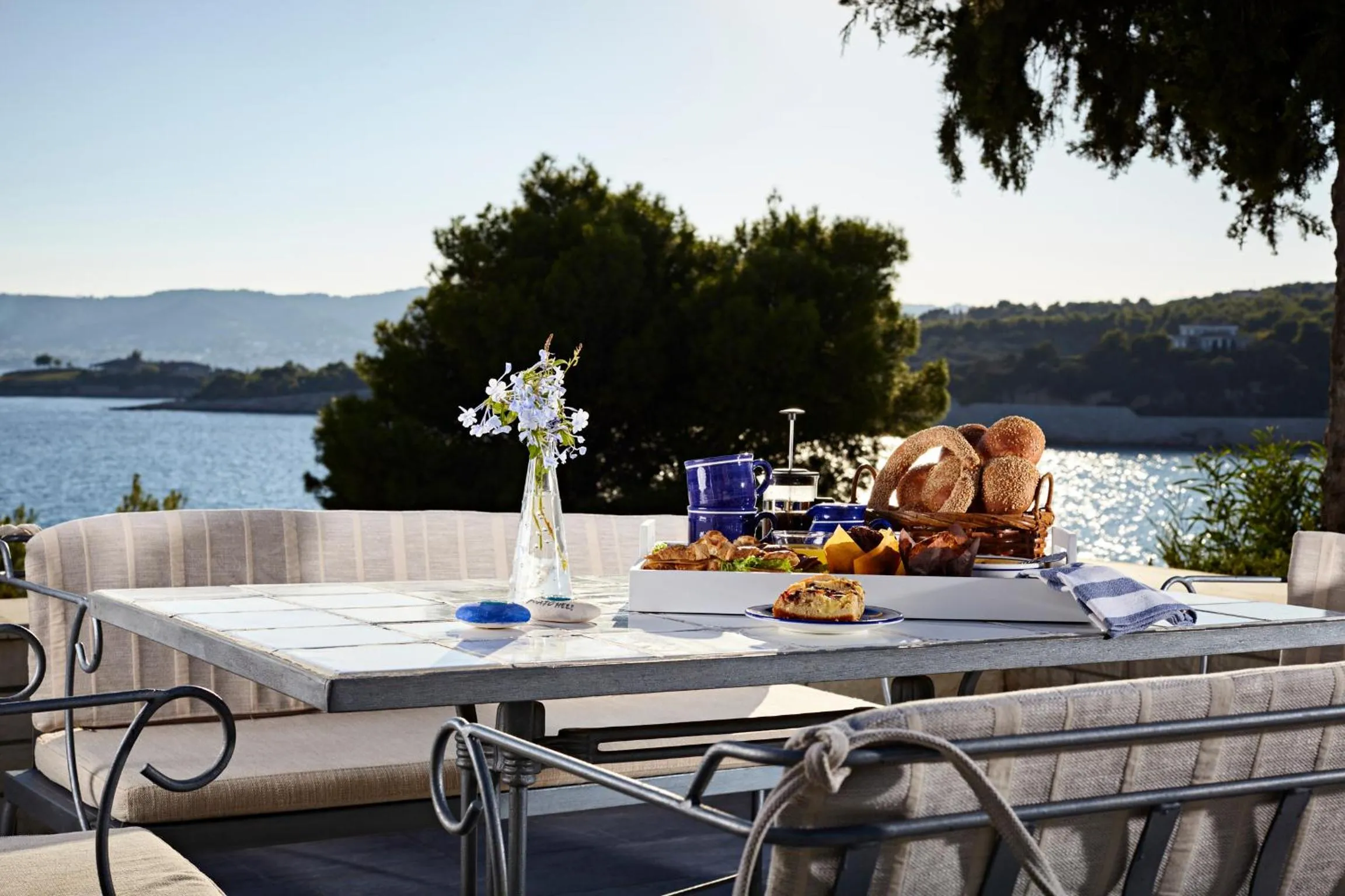 Food close-up in Villa Irini