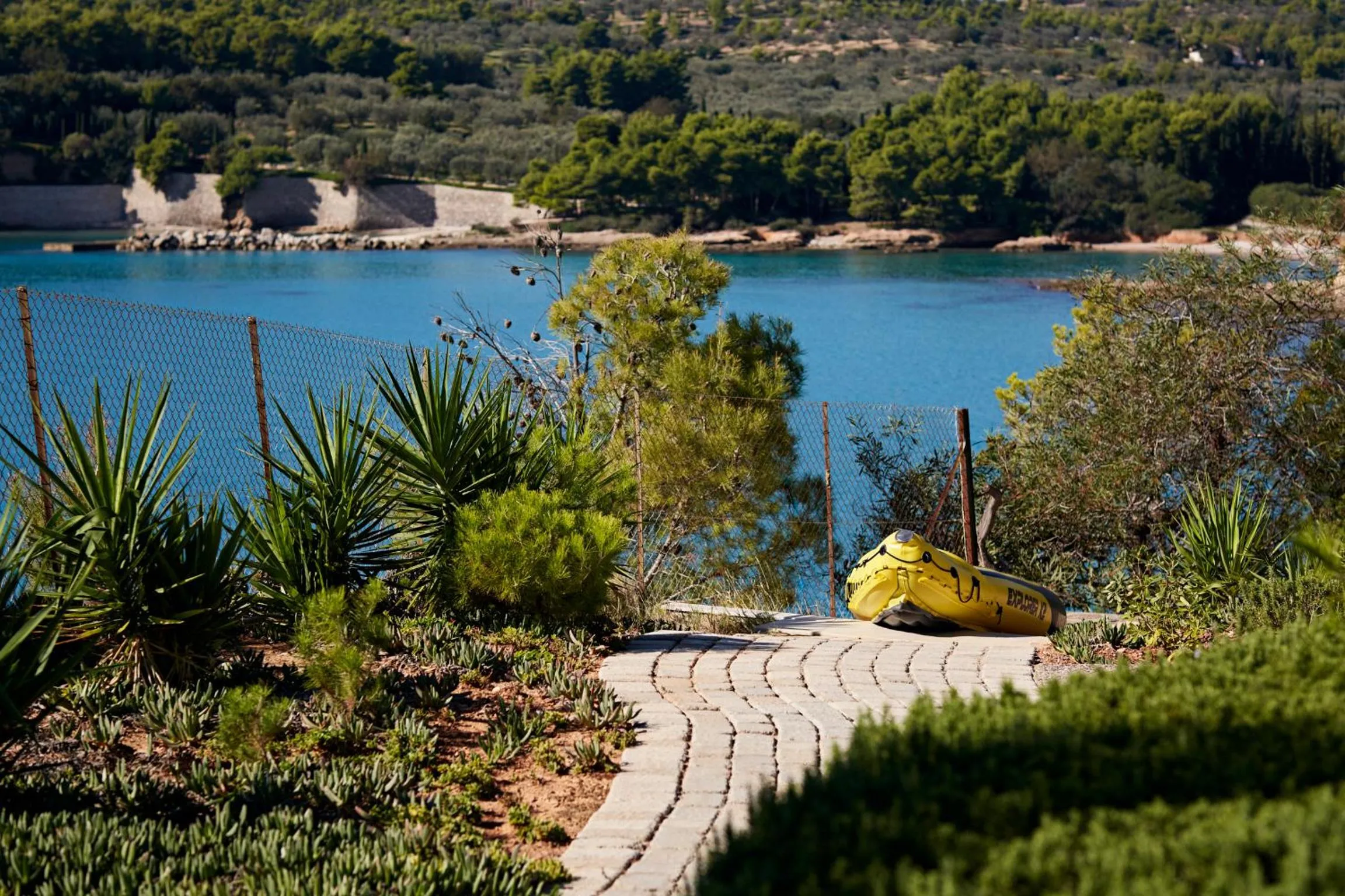 Canoeing in Villa Irini