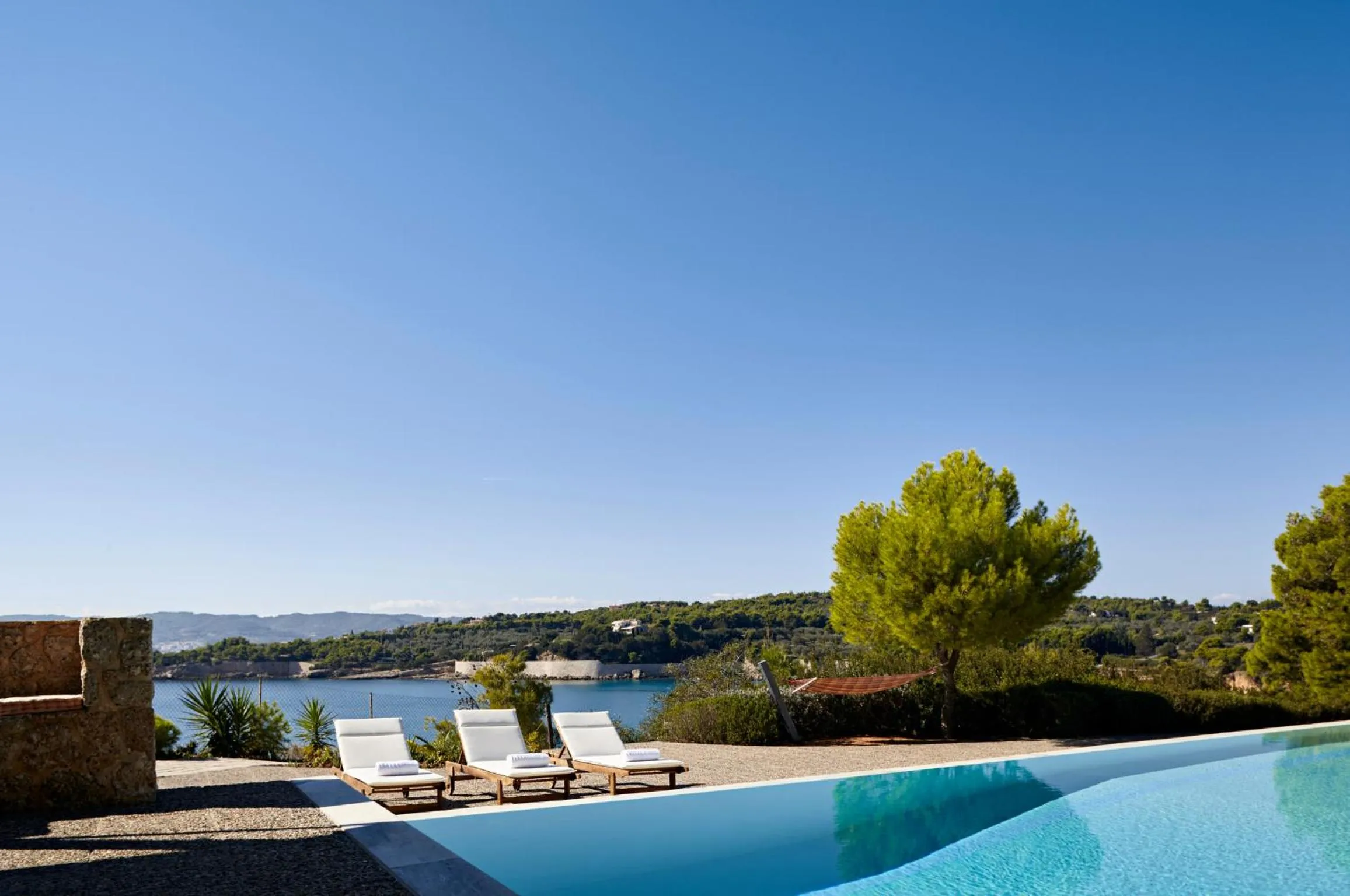 Pool view in Villa Irini
