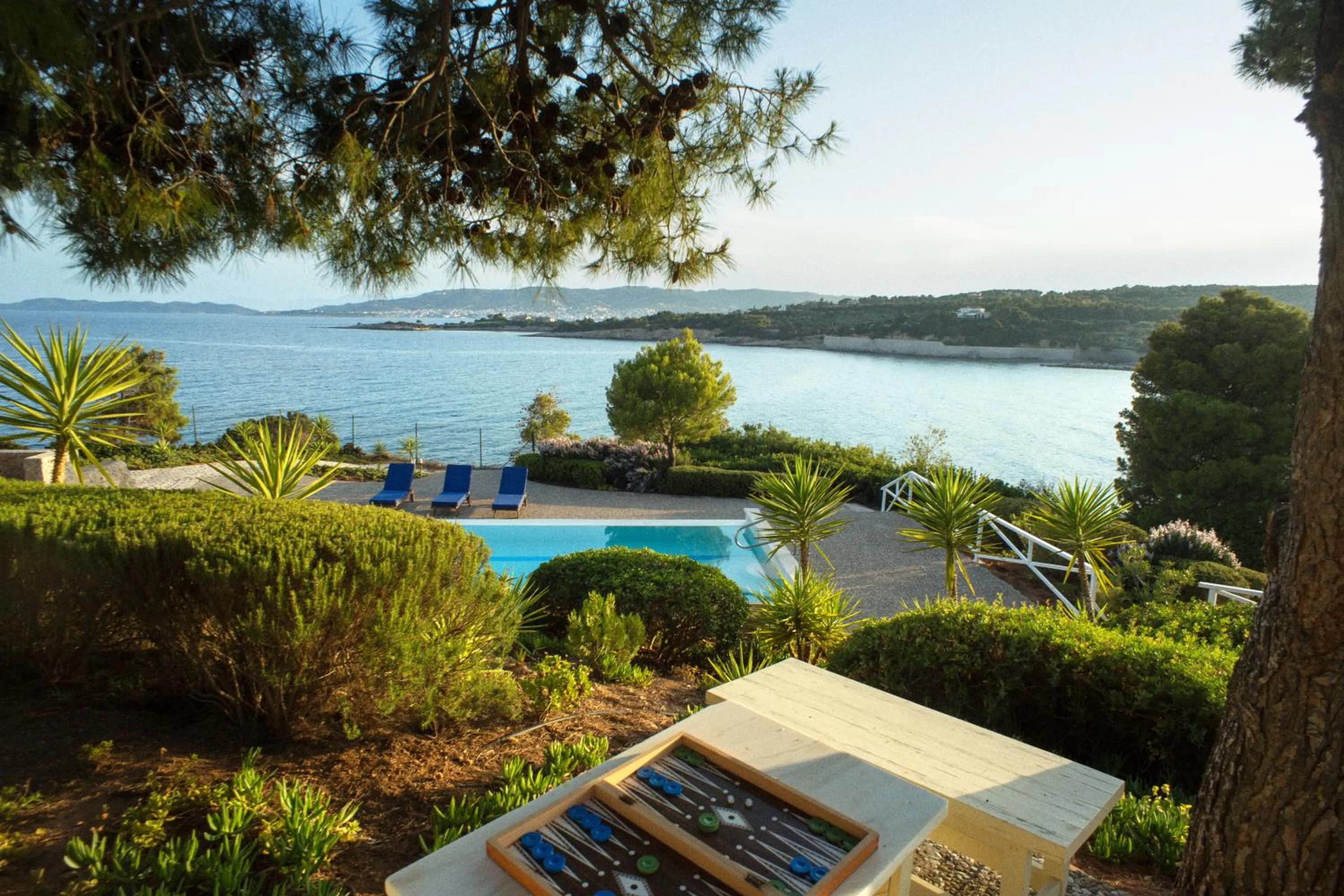 Garden view in Villa Irini