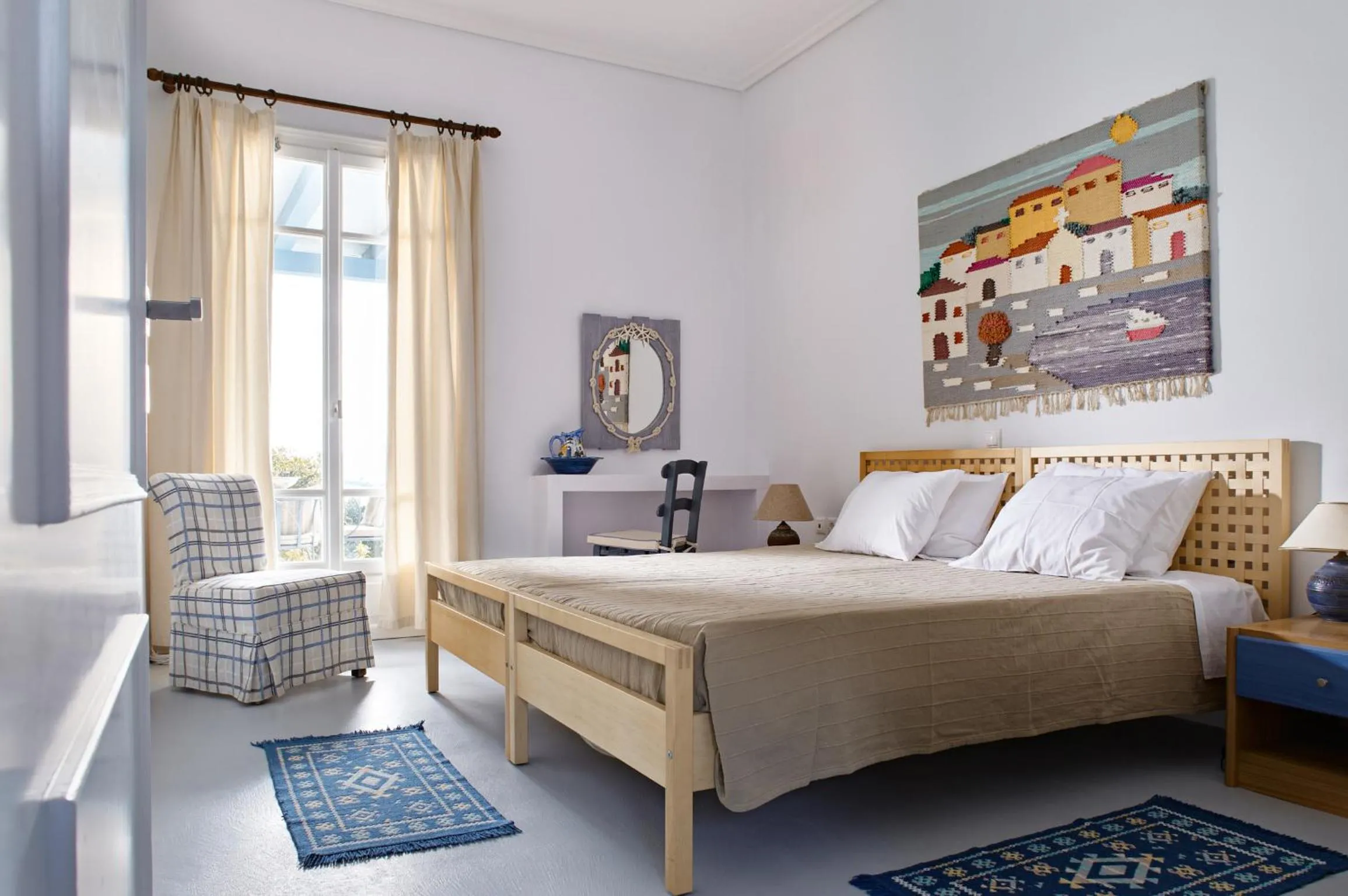 Bedroom, Bed in Villa Irini