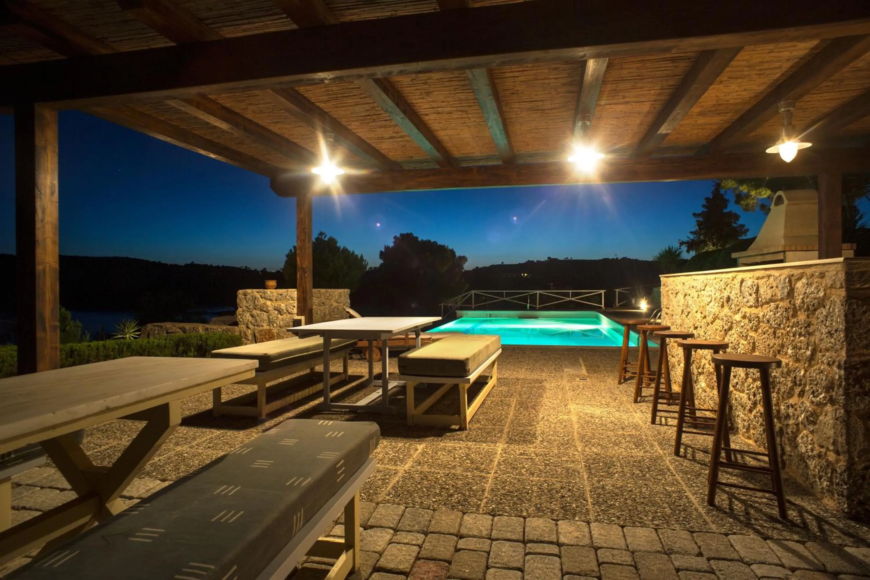 Night in Villa Irini