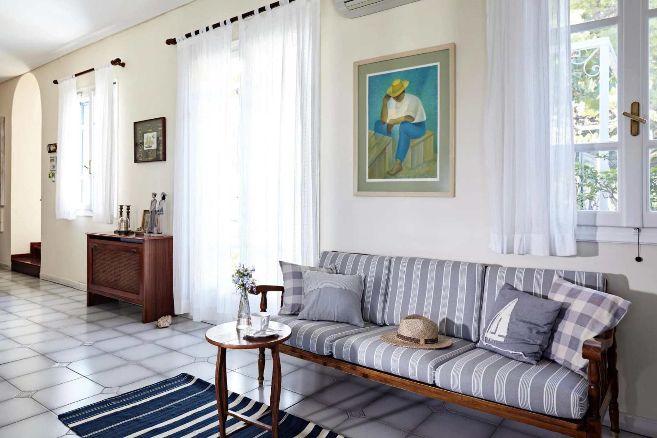 Living room in Villa Irini