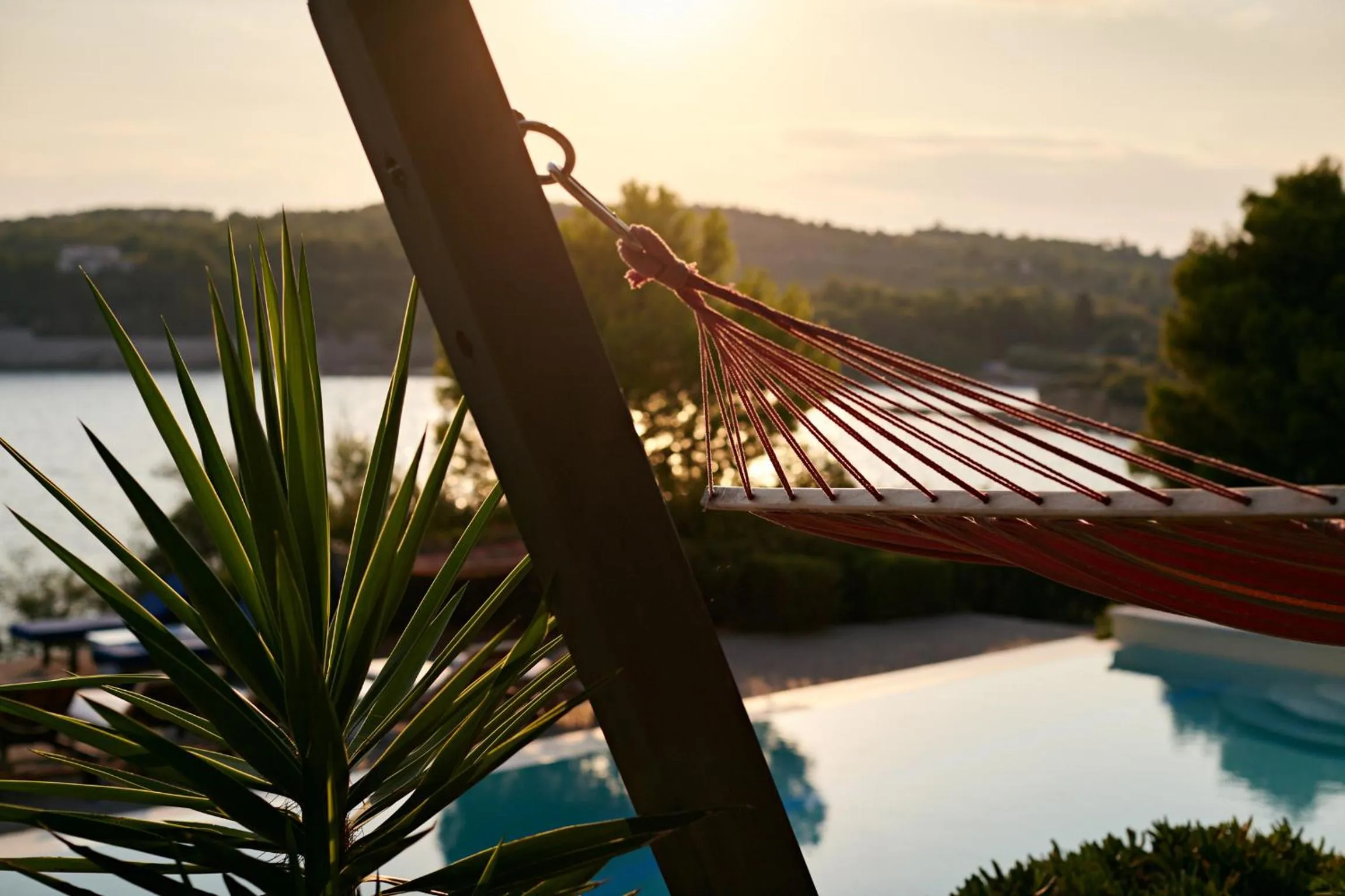 Garden view in Villa Irini
