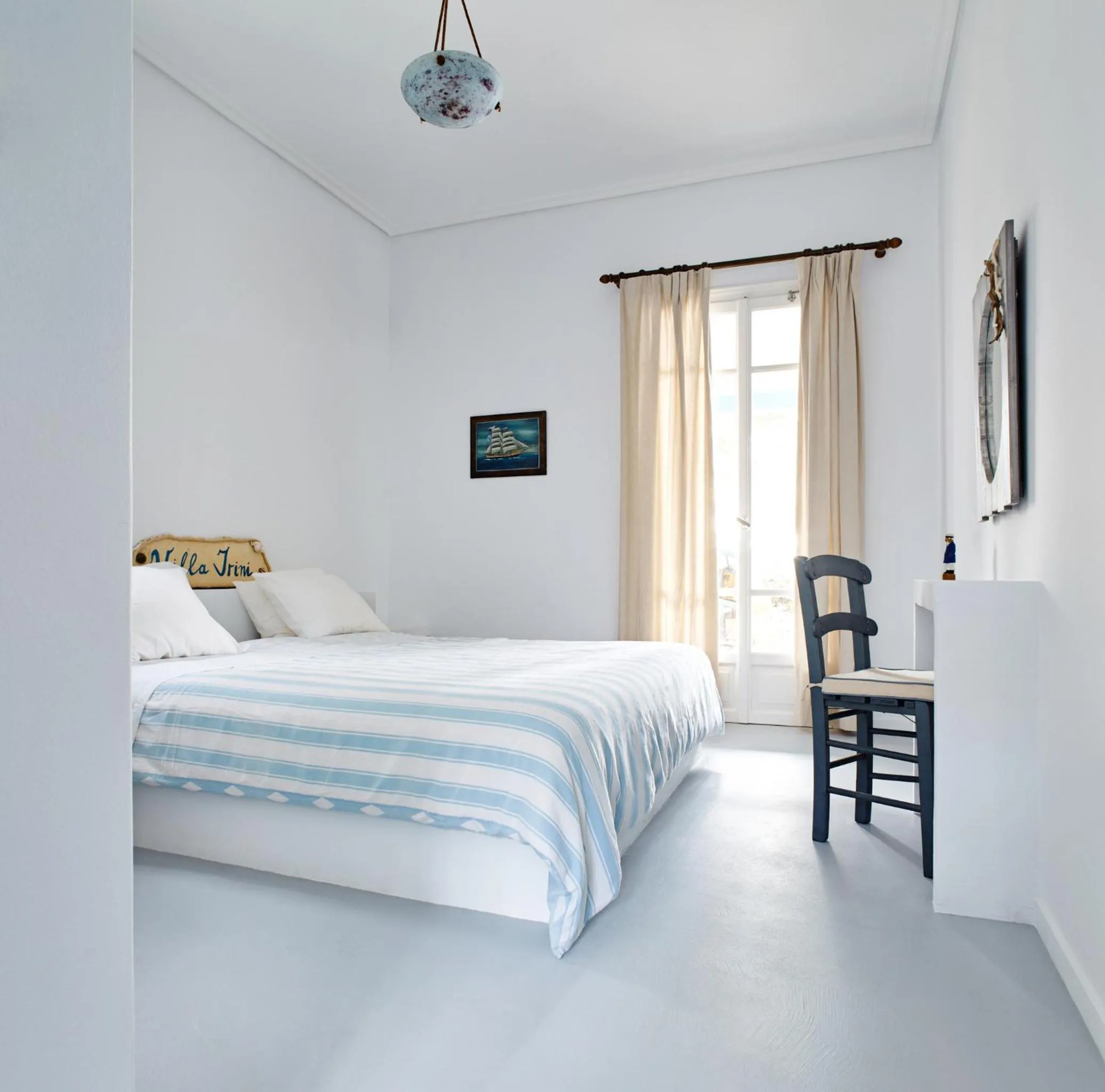 Bedroom, Bed in Villa Irini